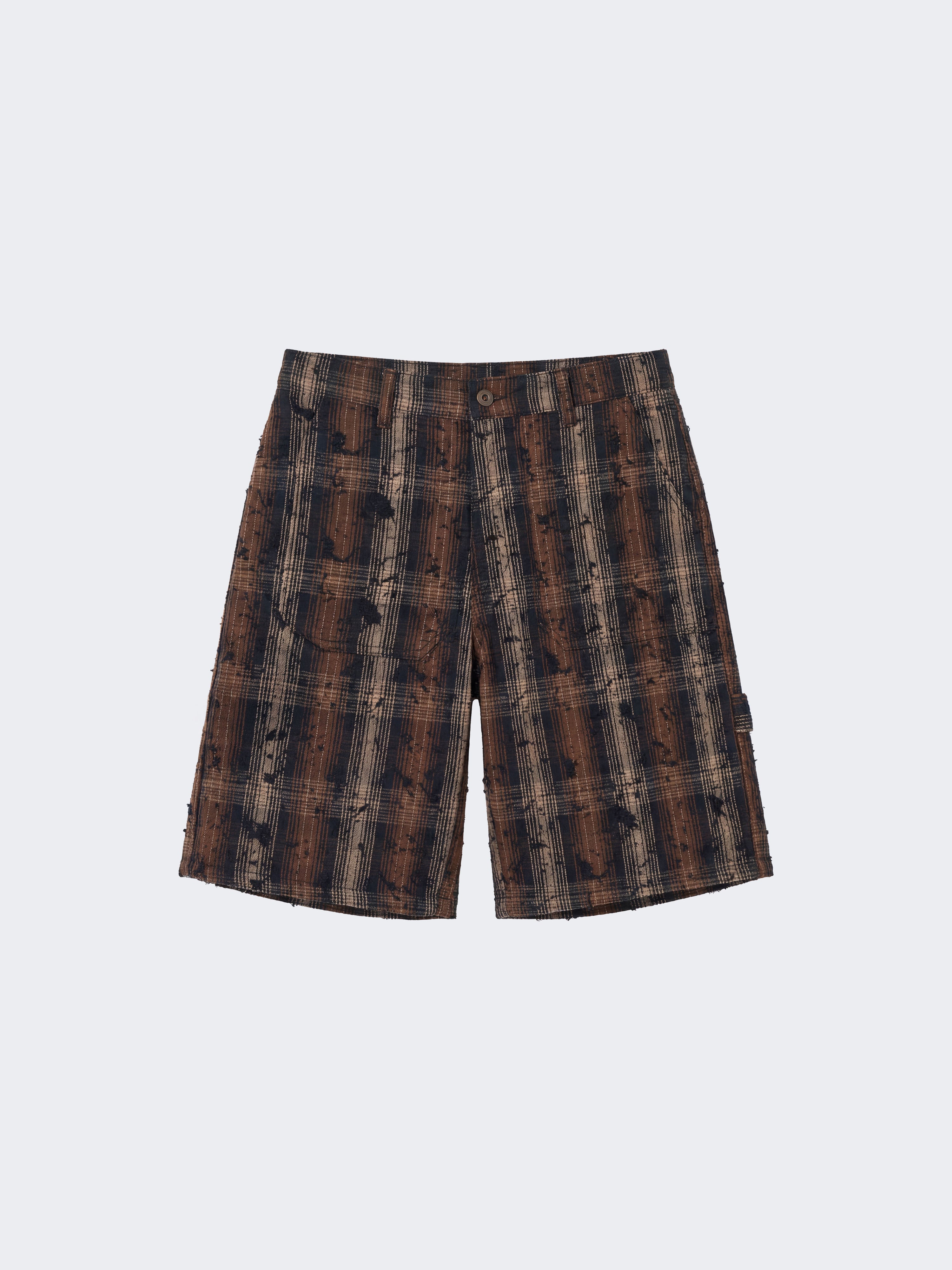Short cargo Grunge Plaid-4