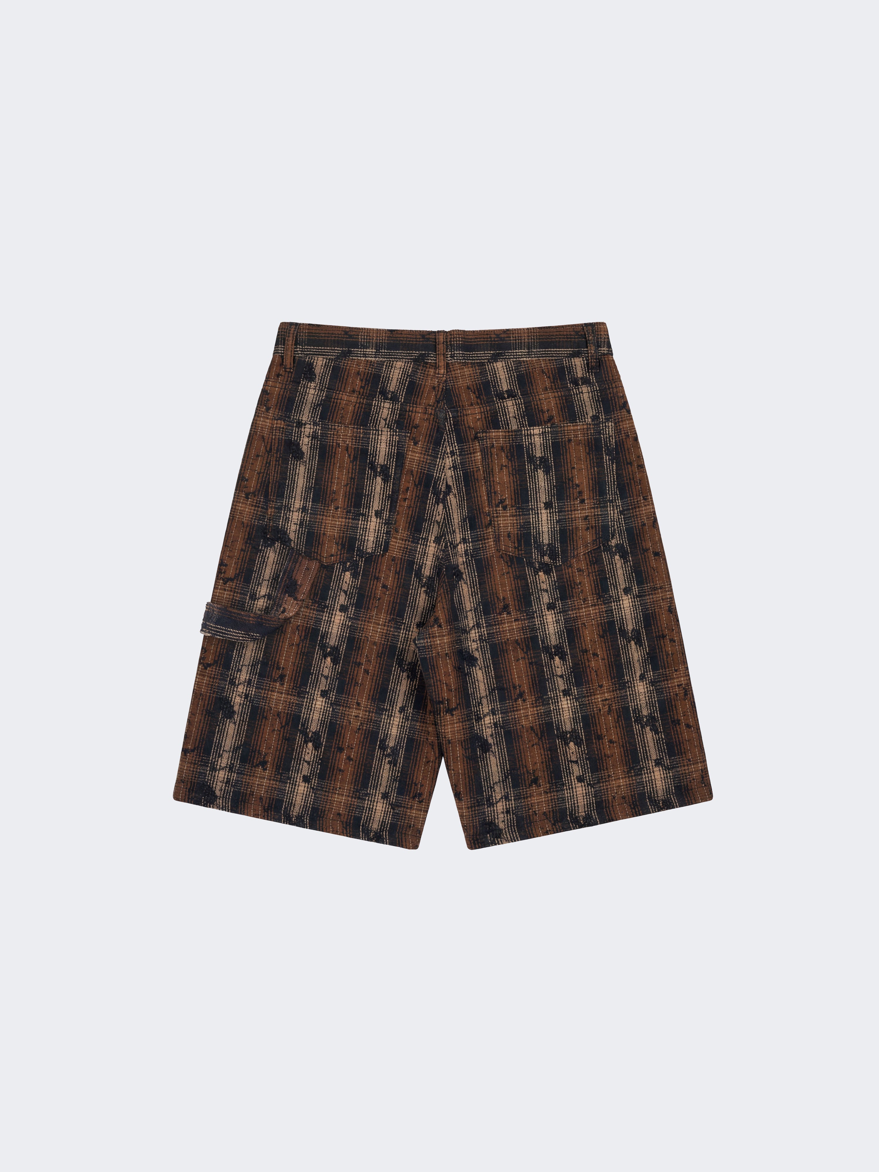 Short cargo Grunge Plaid-5