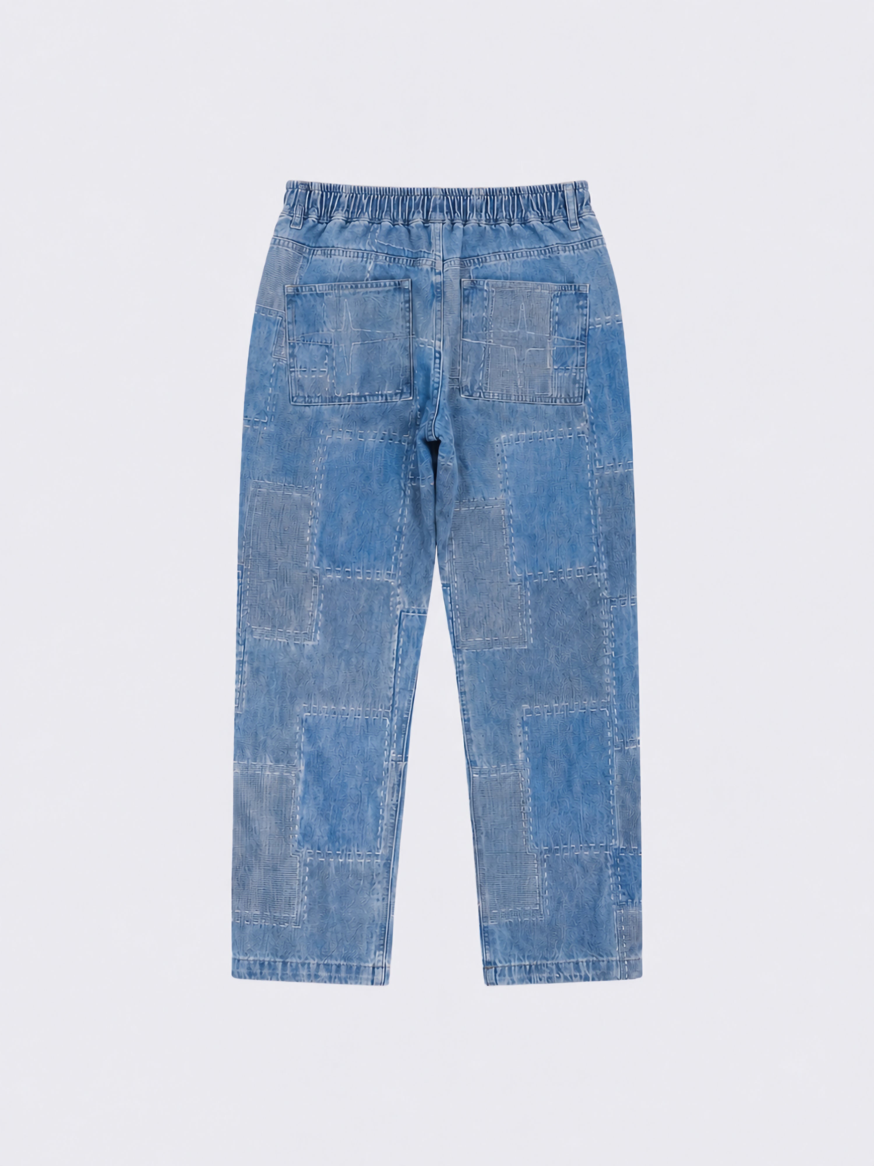 Blugi Patchwork Wash-7