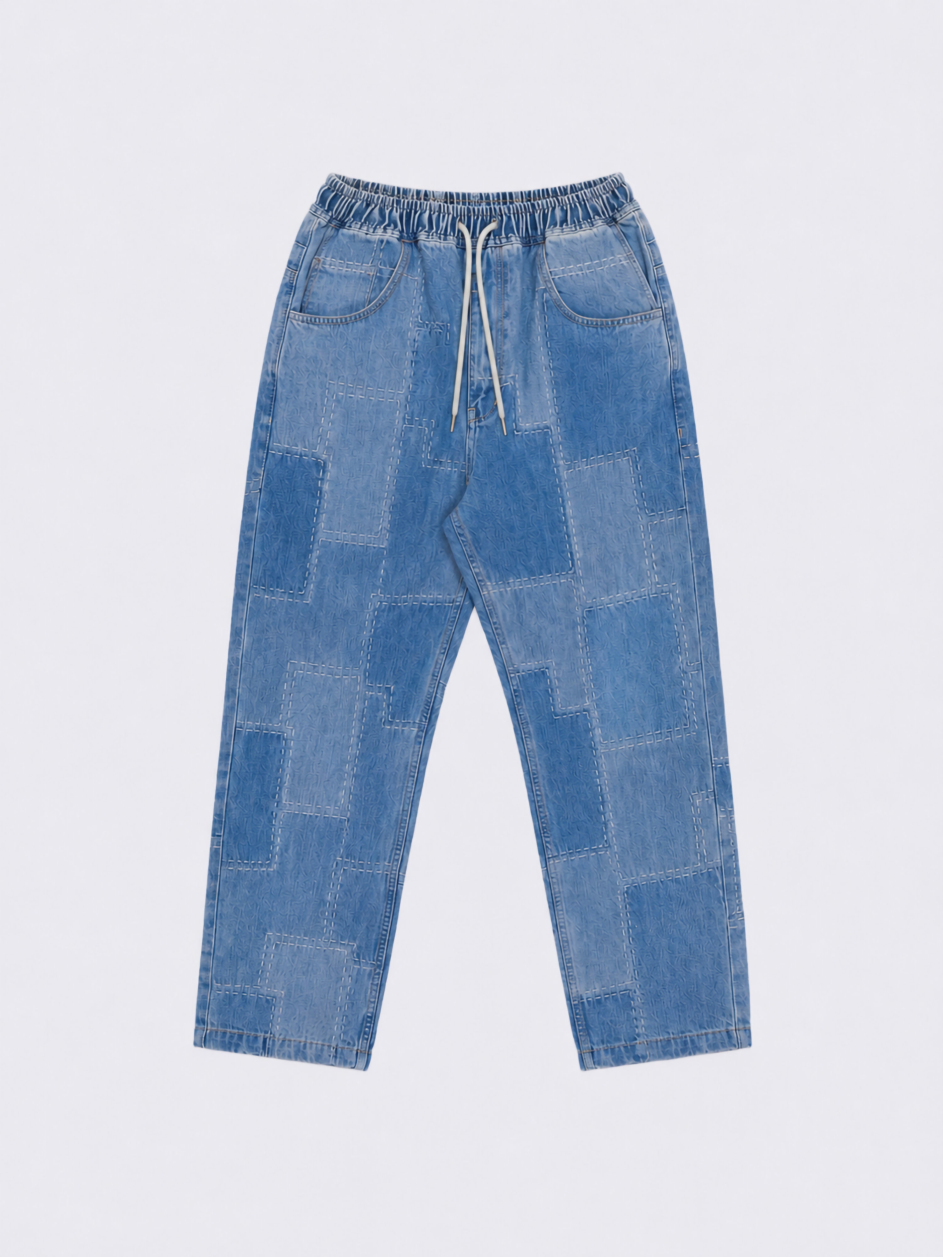 Blugi Patchwork Wash-6