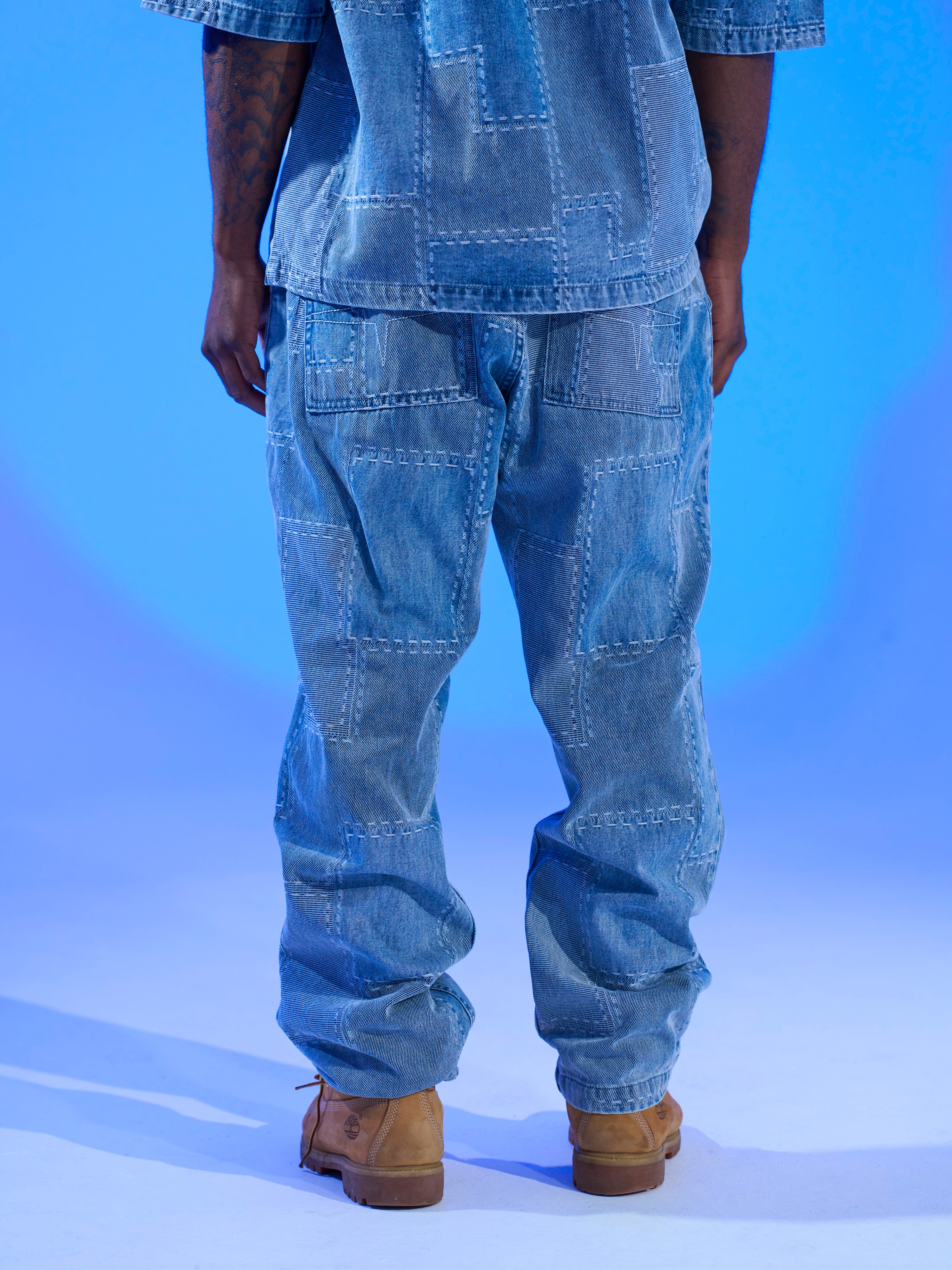 Blugi Patchwork Wash-2