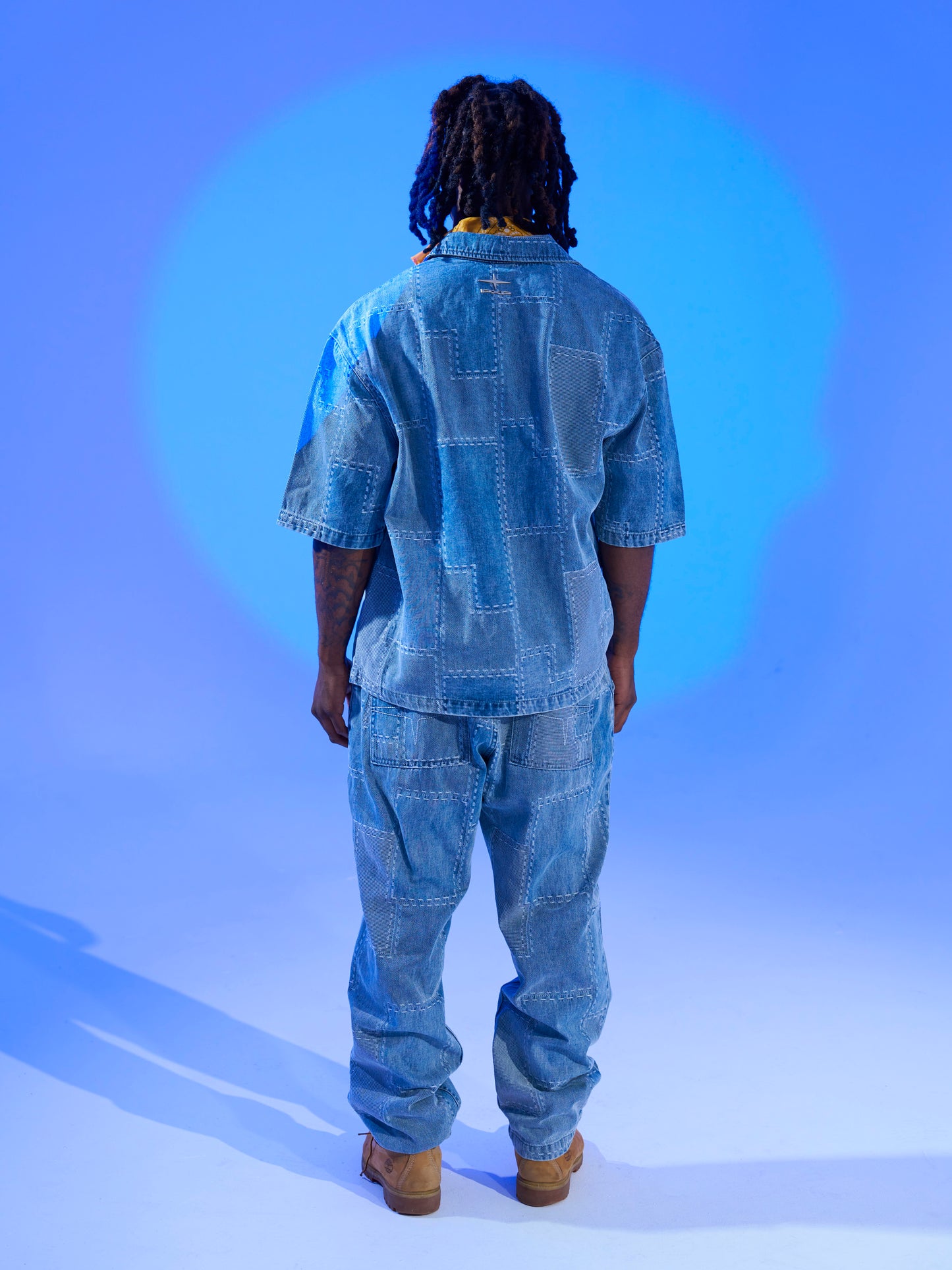 Blugi Patchwork Wash