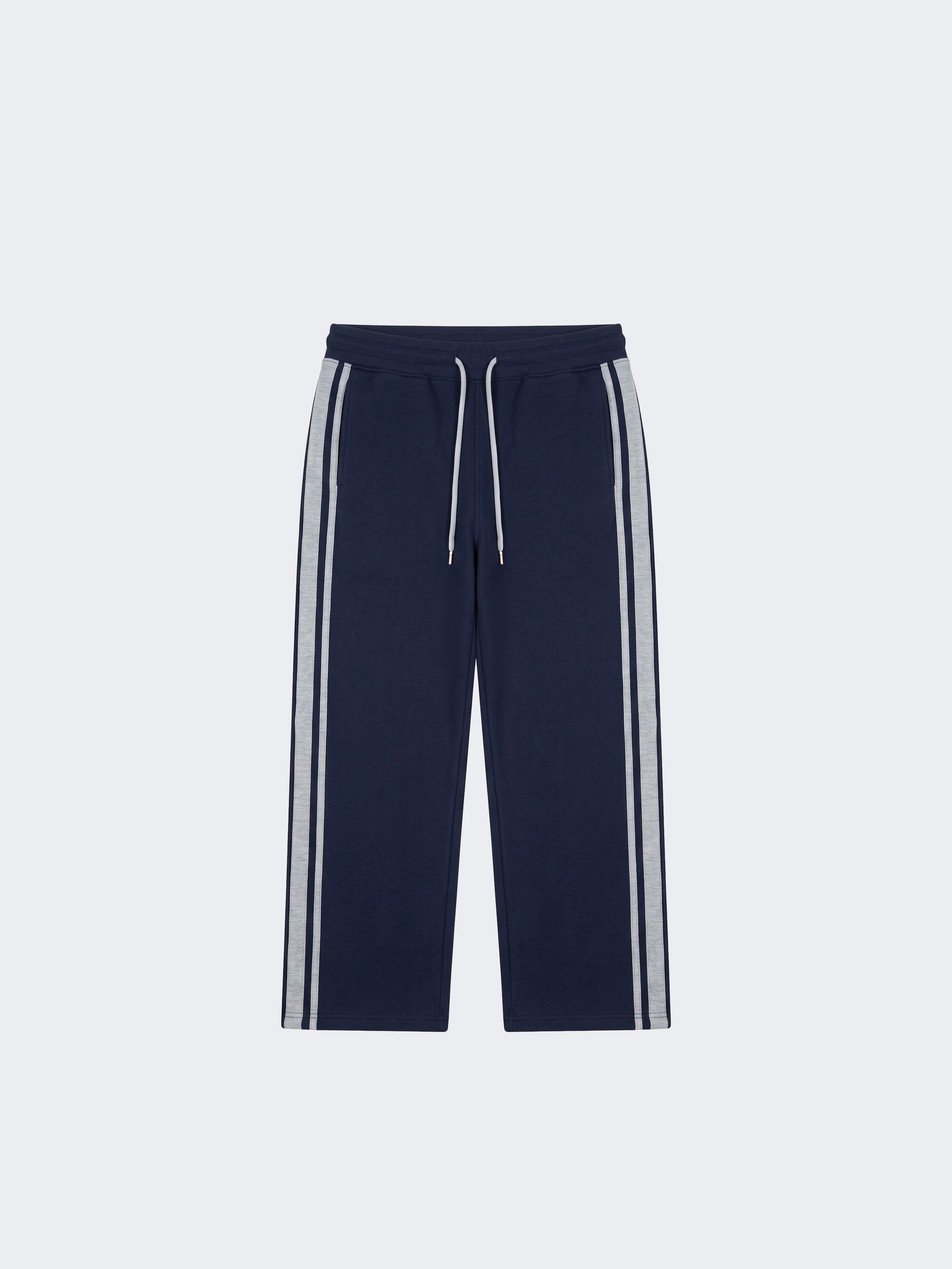 Denim-effect joggingbroek van fleece-6
