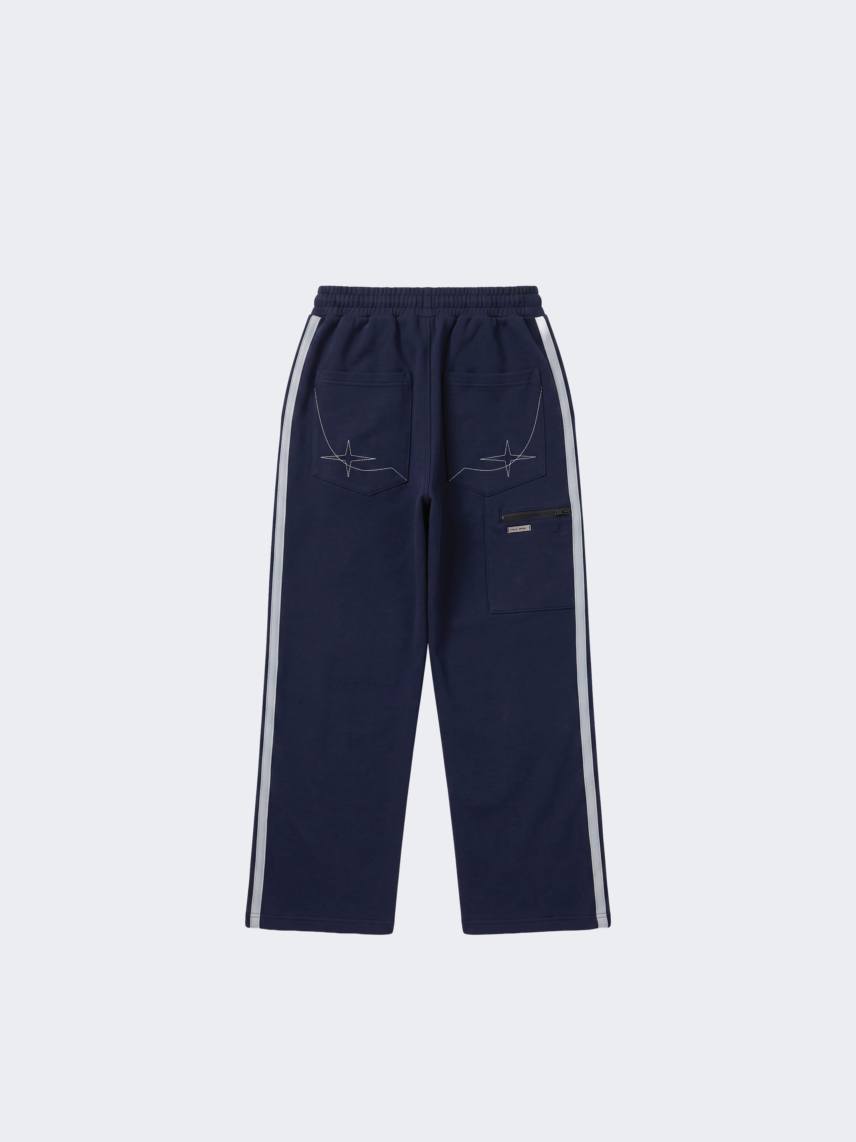 Denim-effect joggingbroek van fleece-7