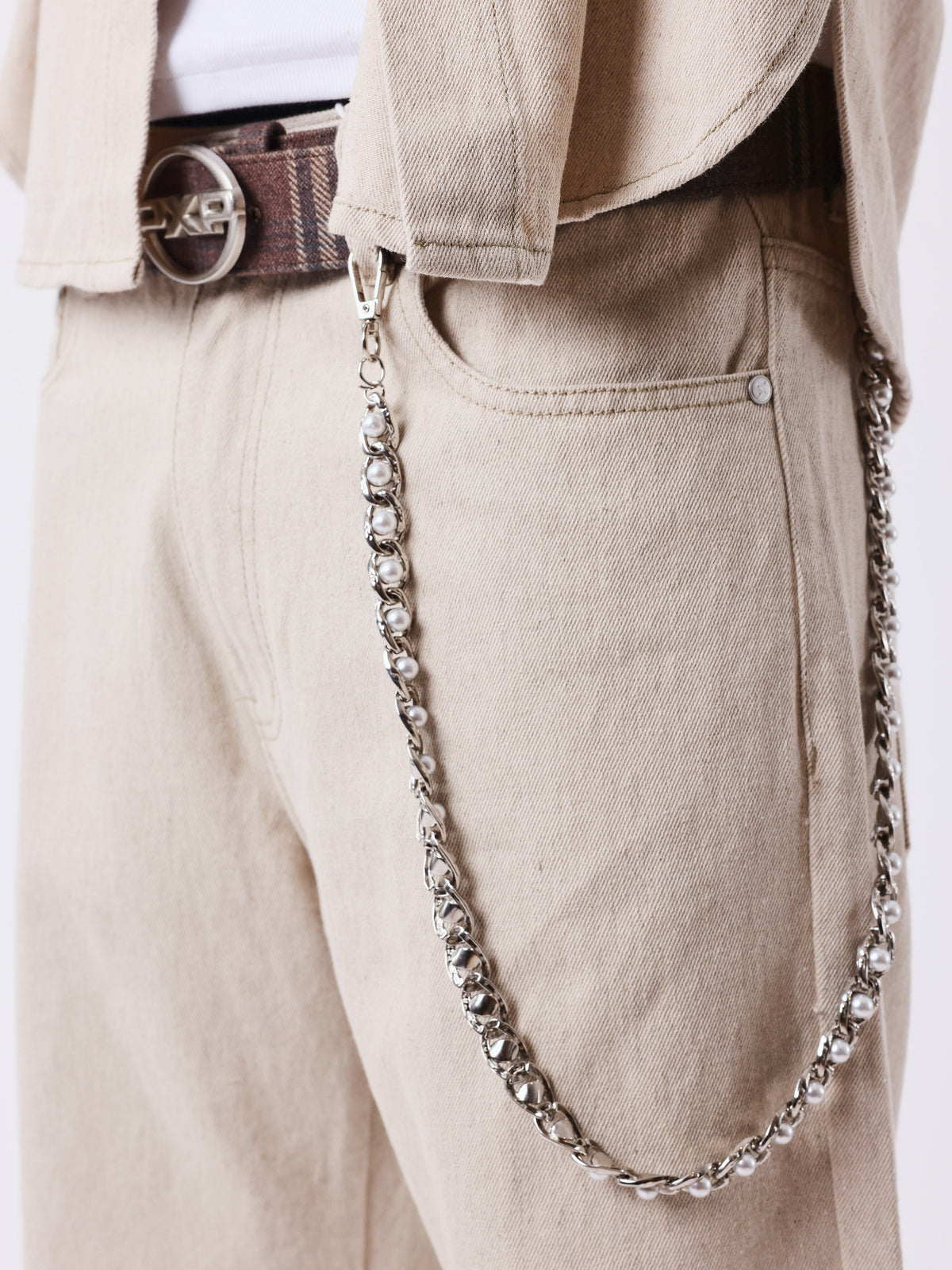 Pantaloni dritti Natural