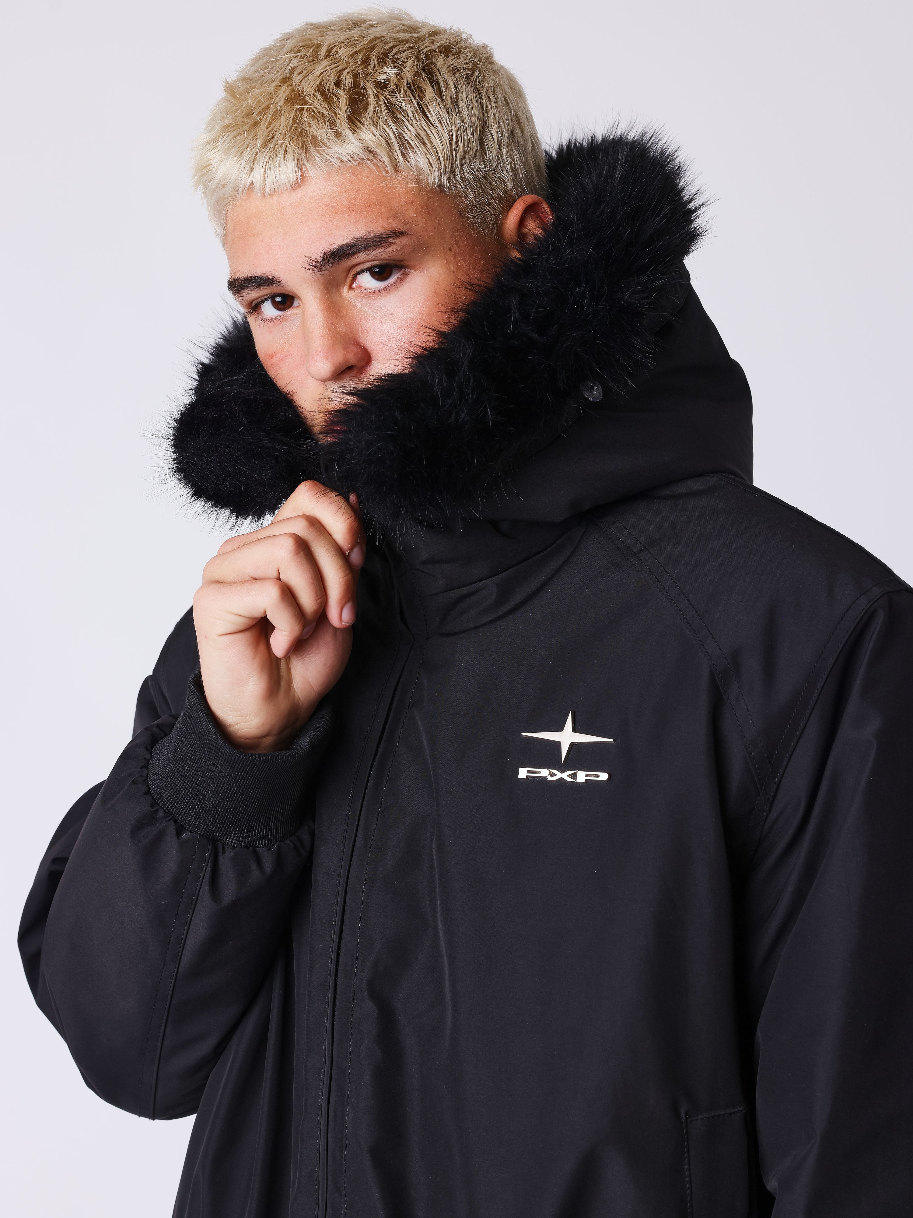 Blouson à capuche Classy en nylon-3