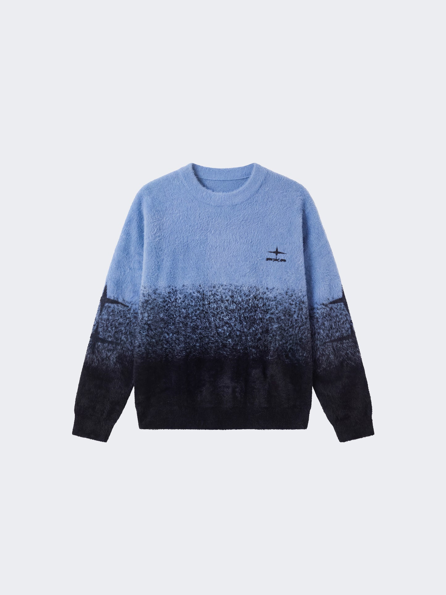 Pull col rond en mohair mountain