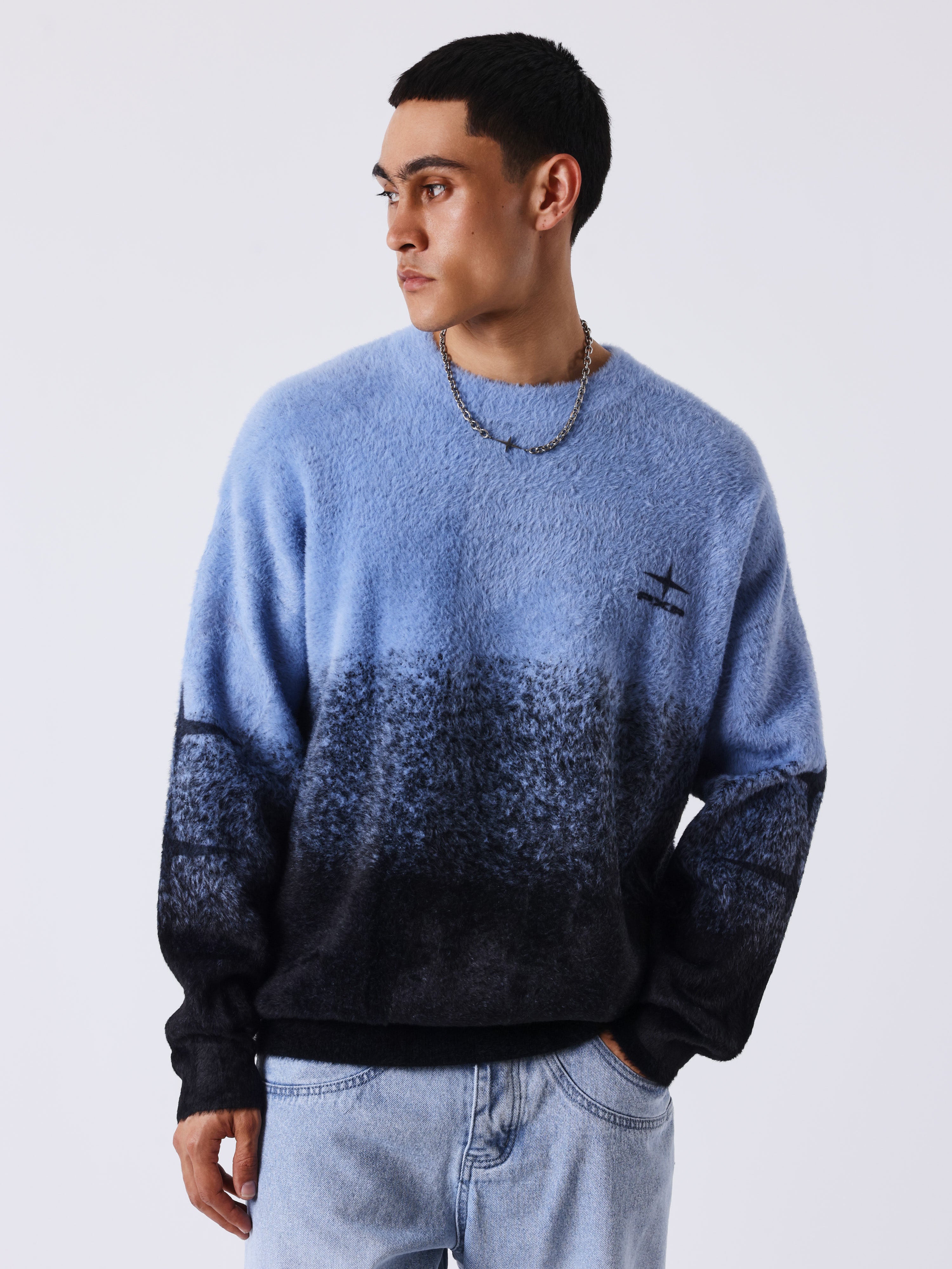 Pull col rond en mohair mountain-1