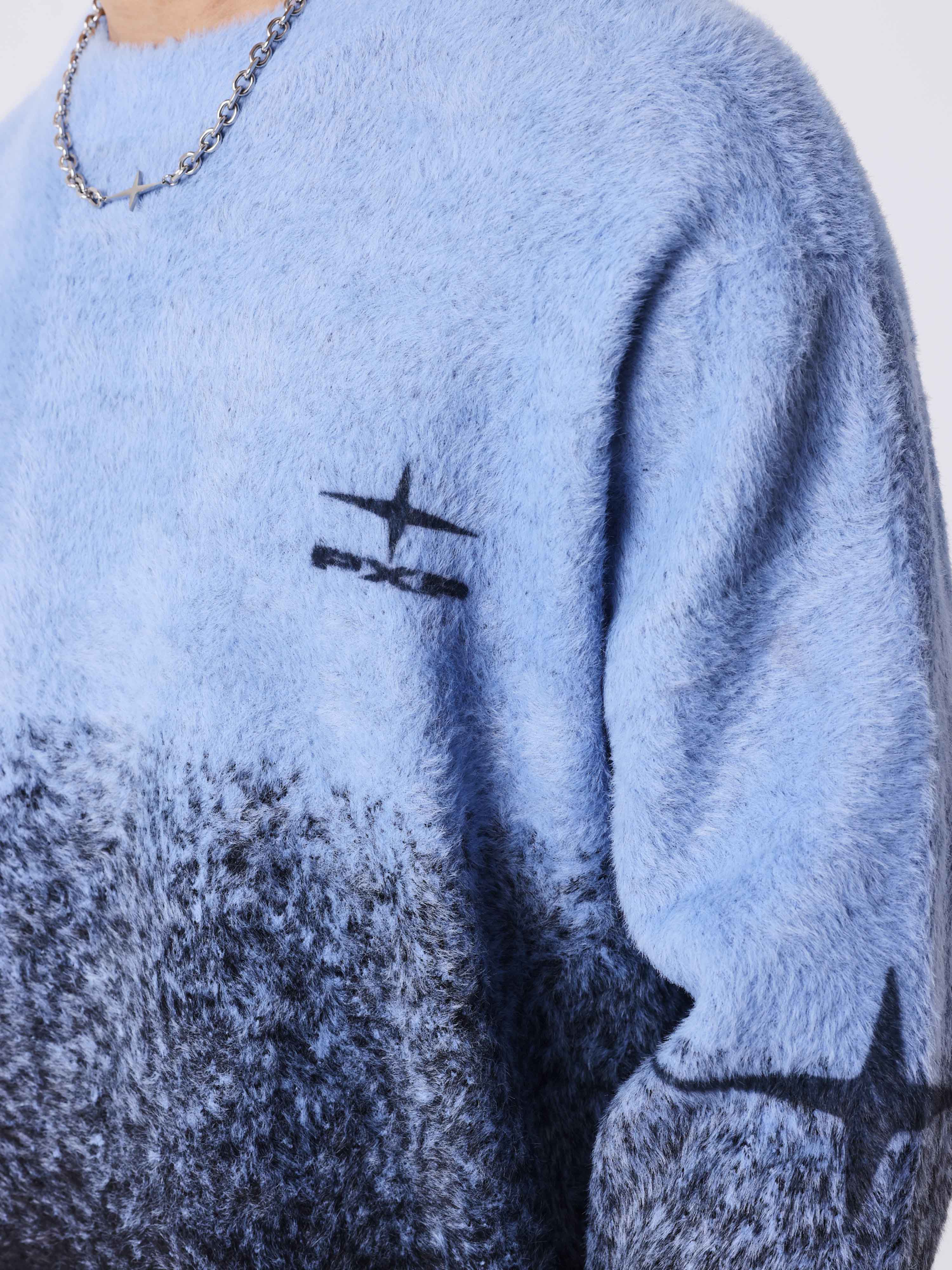 Pull col rond en mohair mountain-4