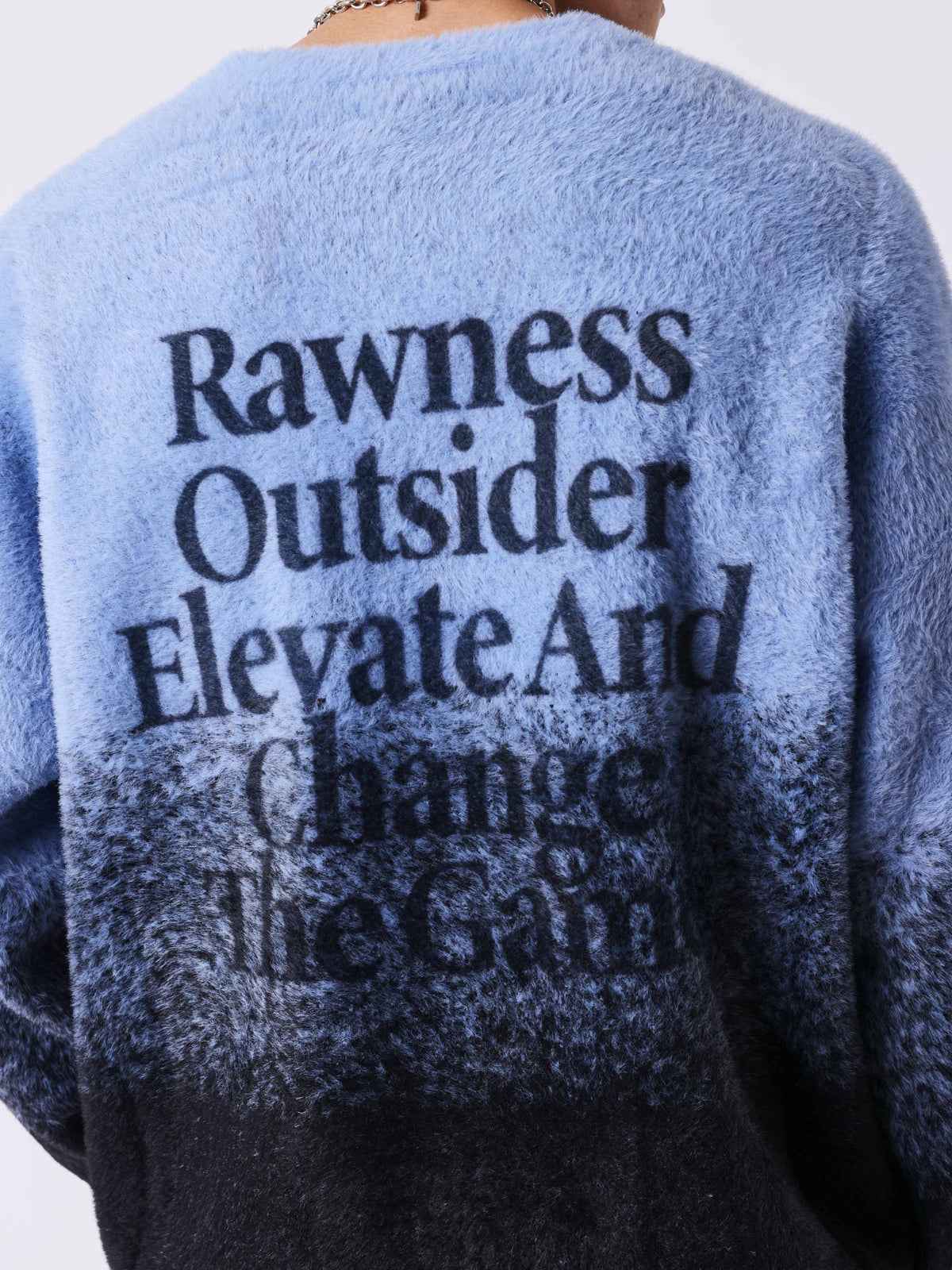 Pull col rond en mohair mountain