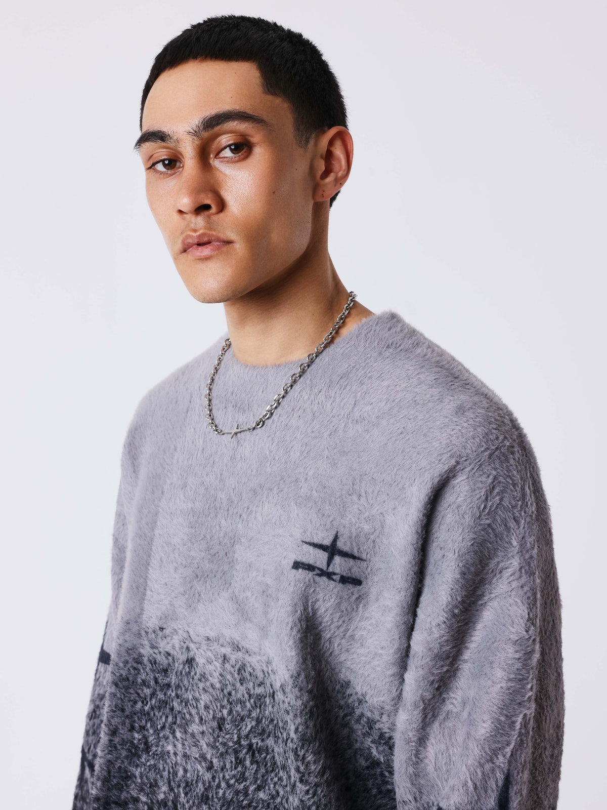 Pull col rond en mohair mountain-3