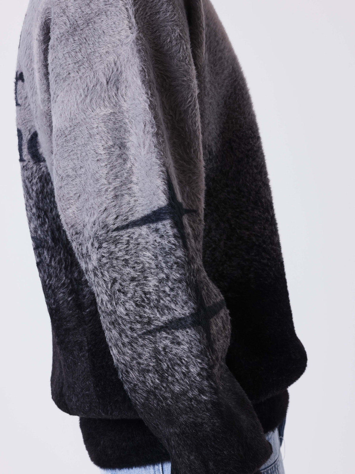 Pull col rond en mohair mountain-9