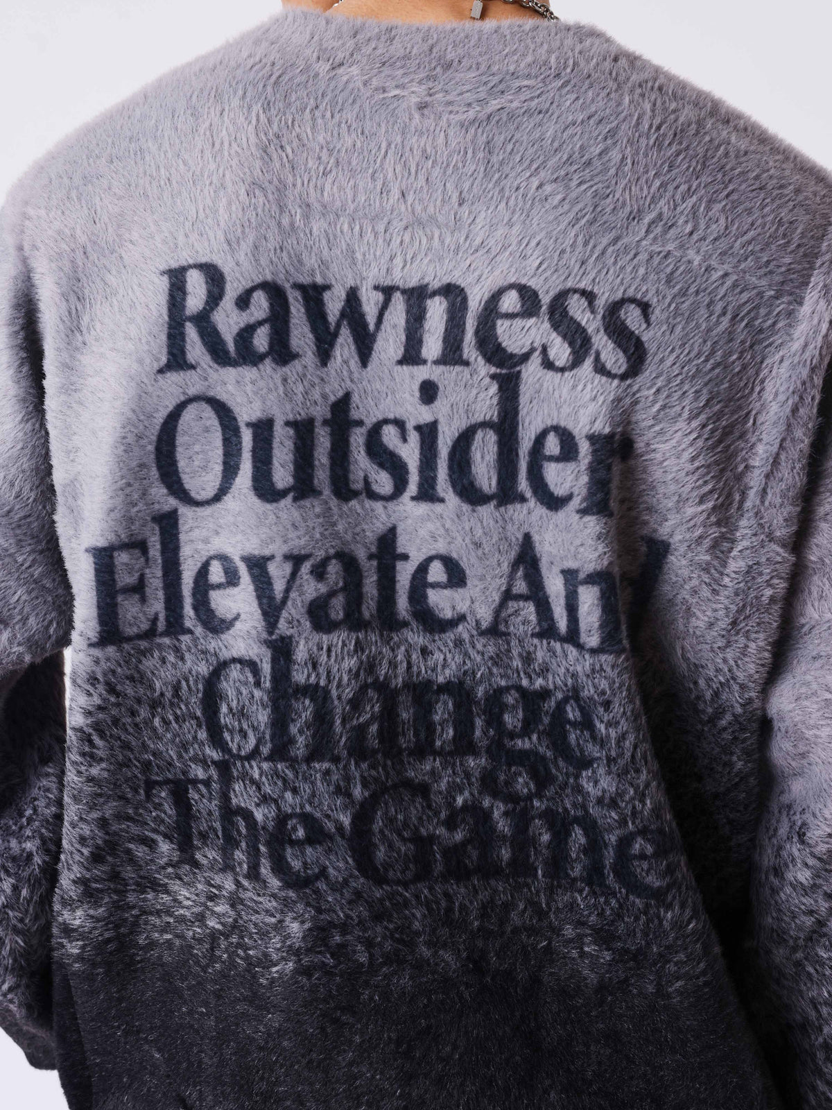 Pull col rond en mohair mountain