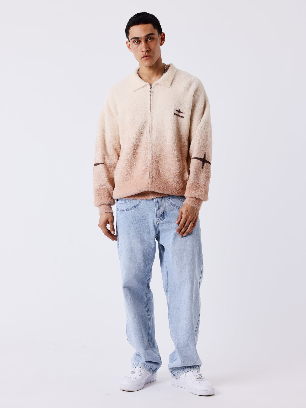 Polokravevest i mohair mountain