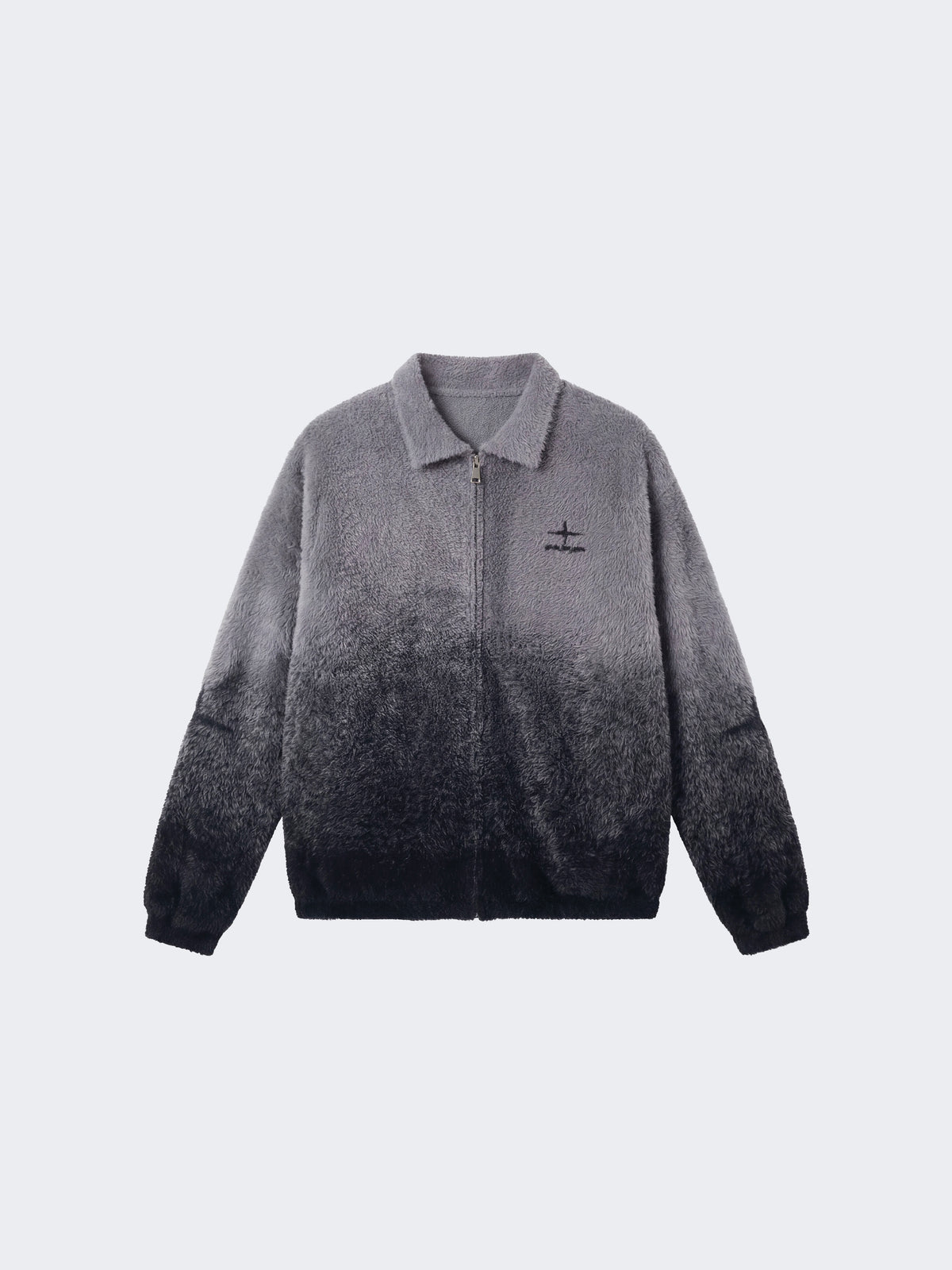 Gilet col polo en mohair mountain