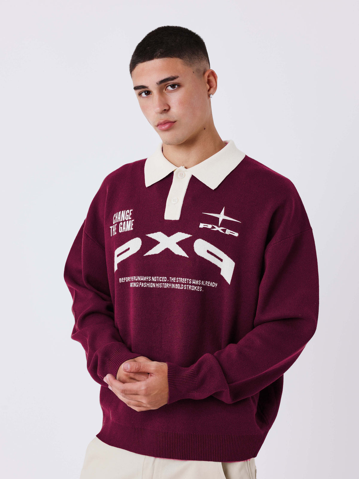 Polo em malha Matchday Vermelho – 1