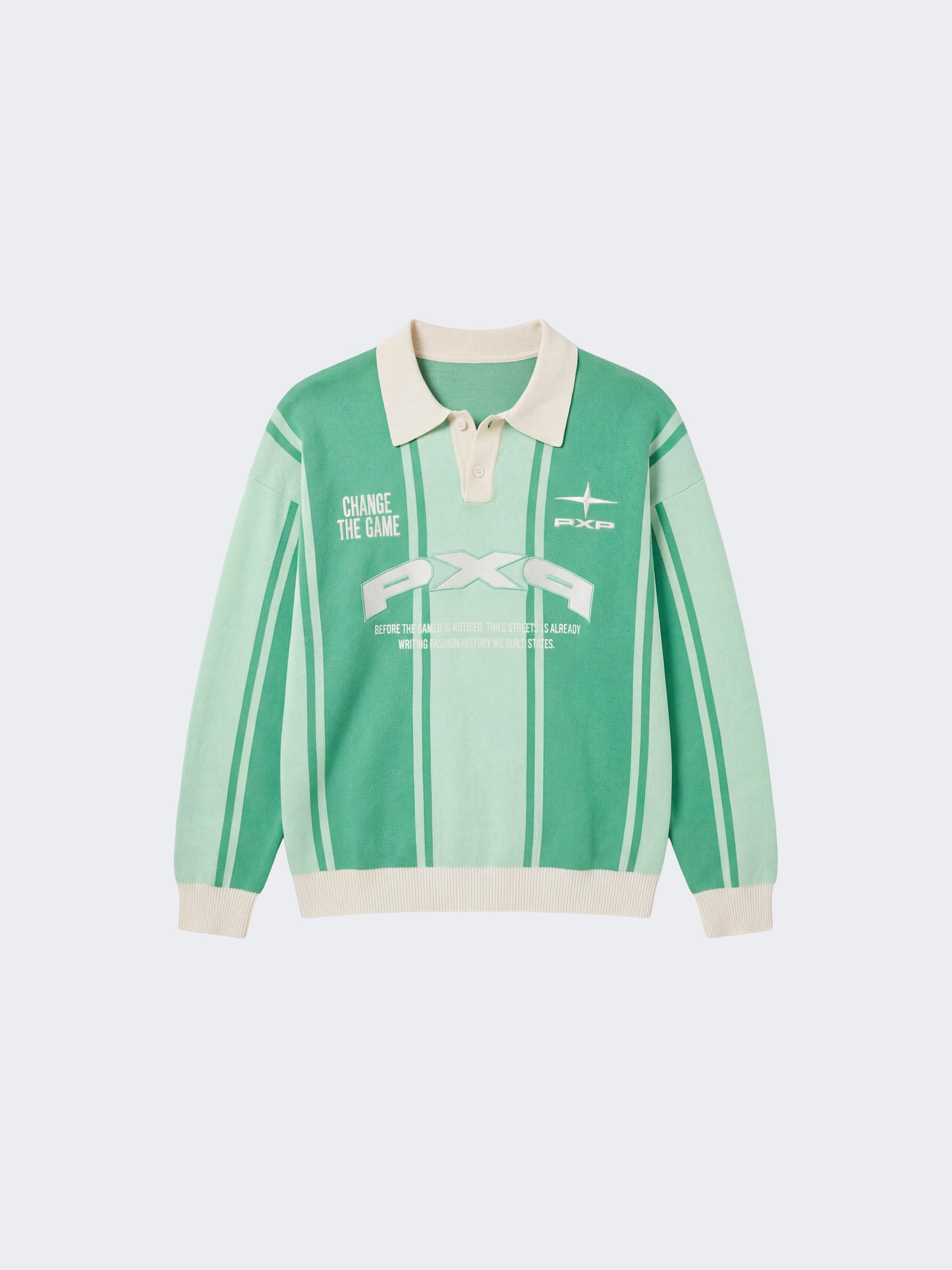 Pulover polo din tricot jacquard Matchday