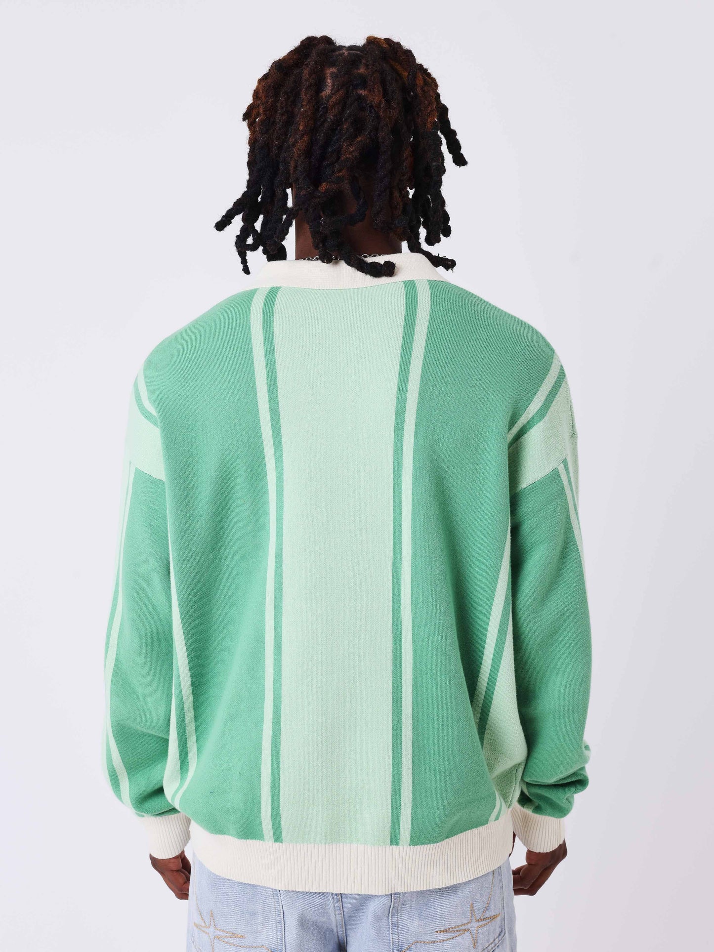 Pulover polo din tricot jacquard Matchday