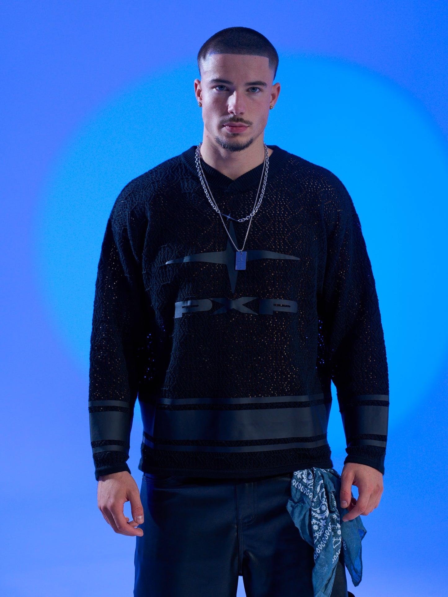 Maglia mesh Oversize