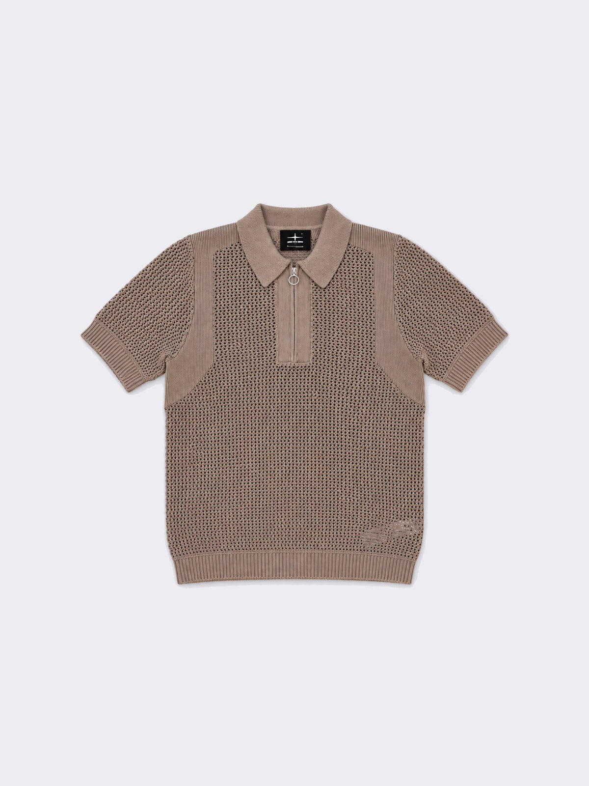 Polo Maille zippé-1