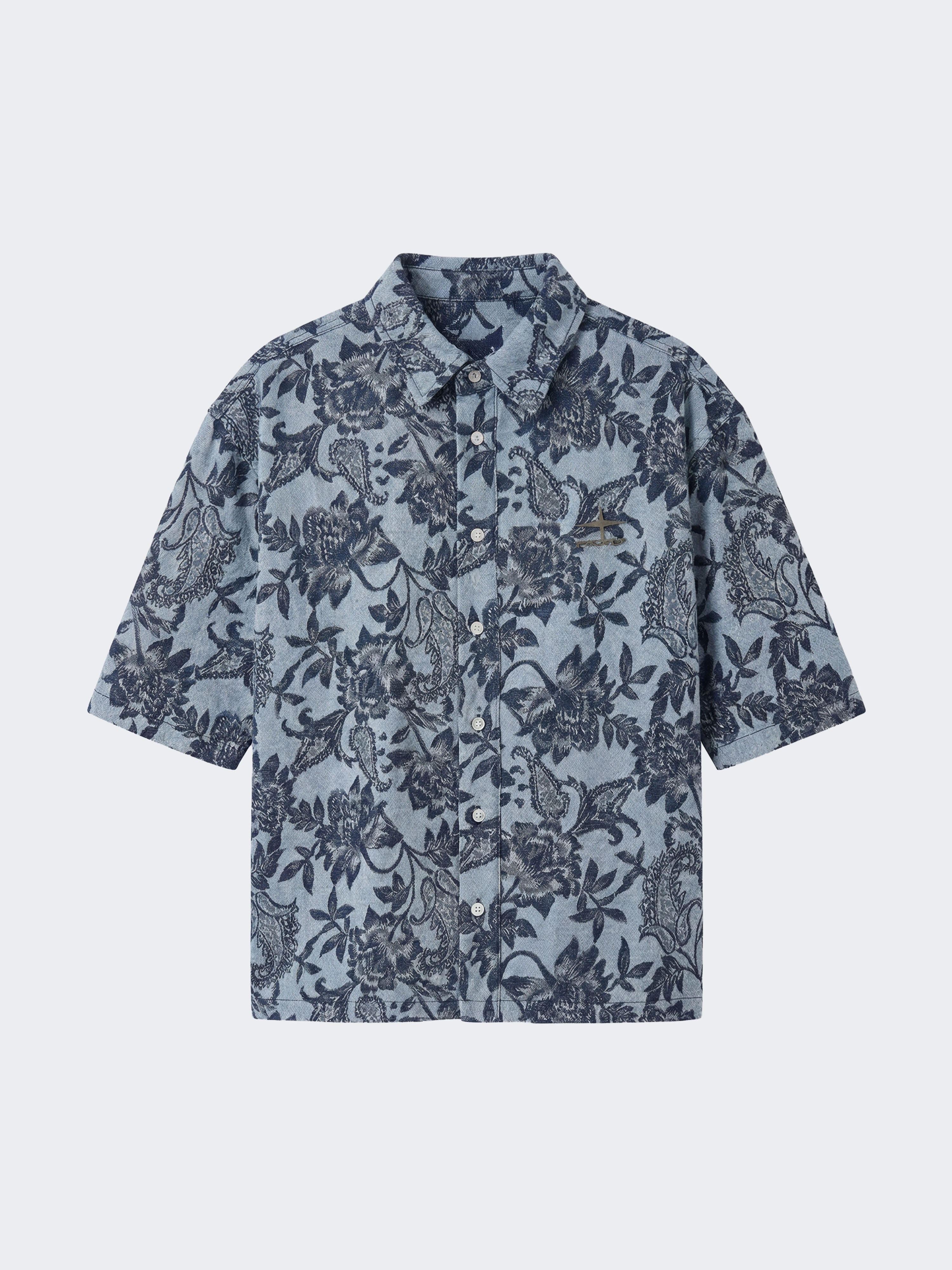 Chemise manches courtes Green Rush-6