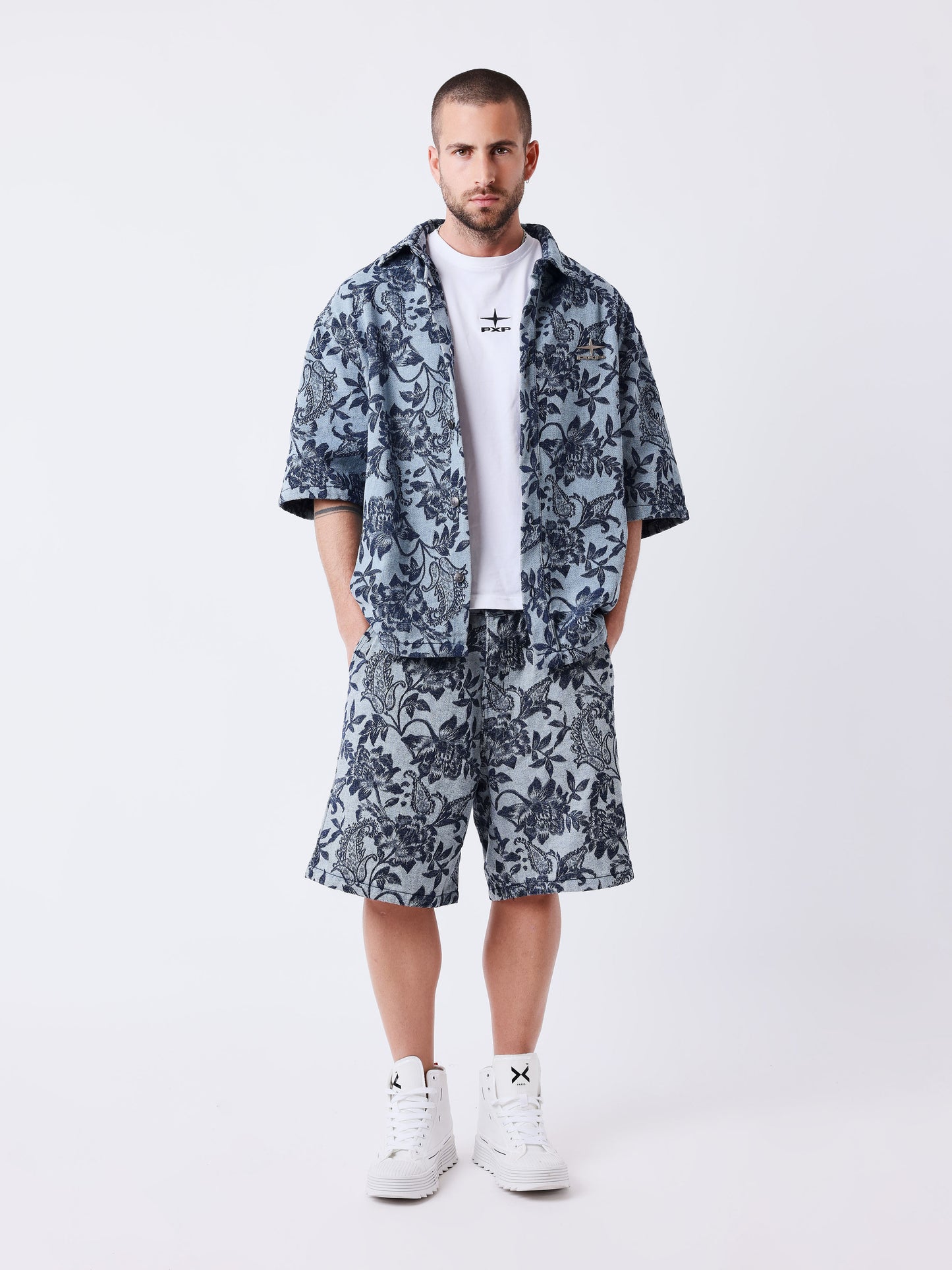 Chemise manches courtes Green Rush