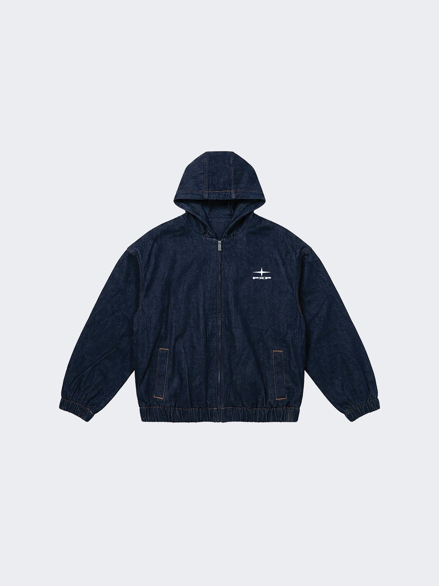 Kurtka z kapturem z denimu snow