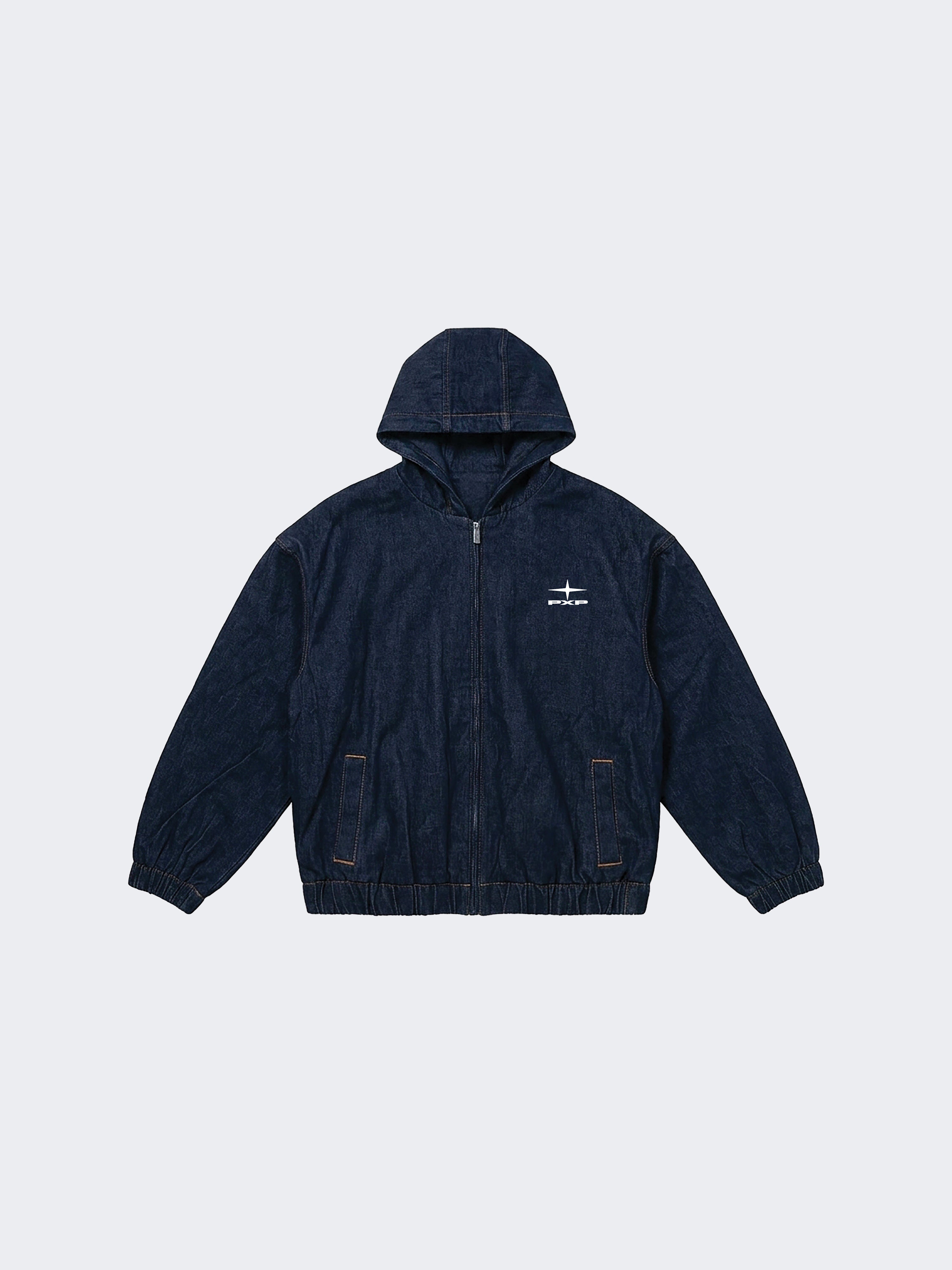 Kurtka z kapturem z denimu snow-6