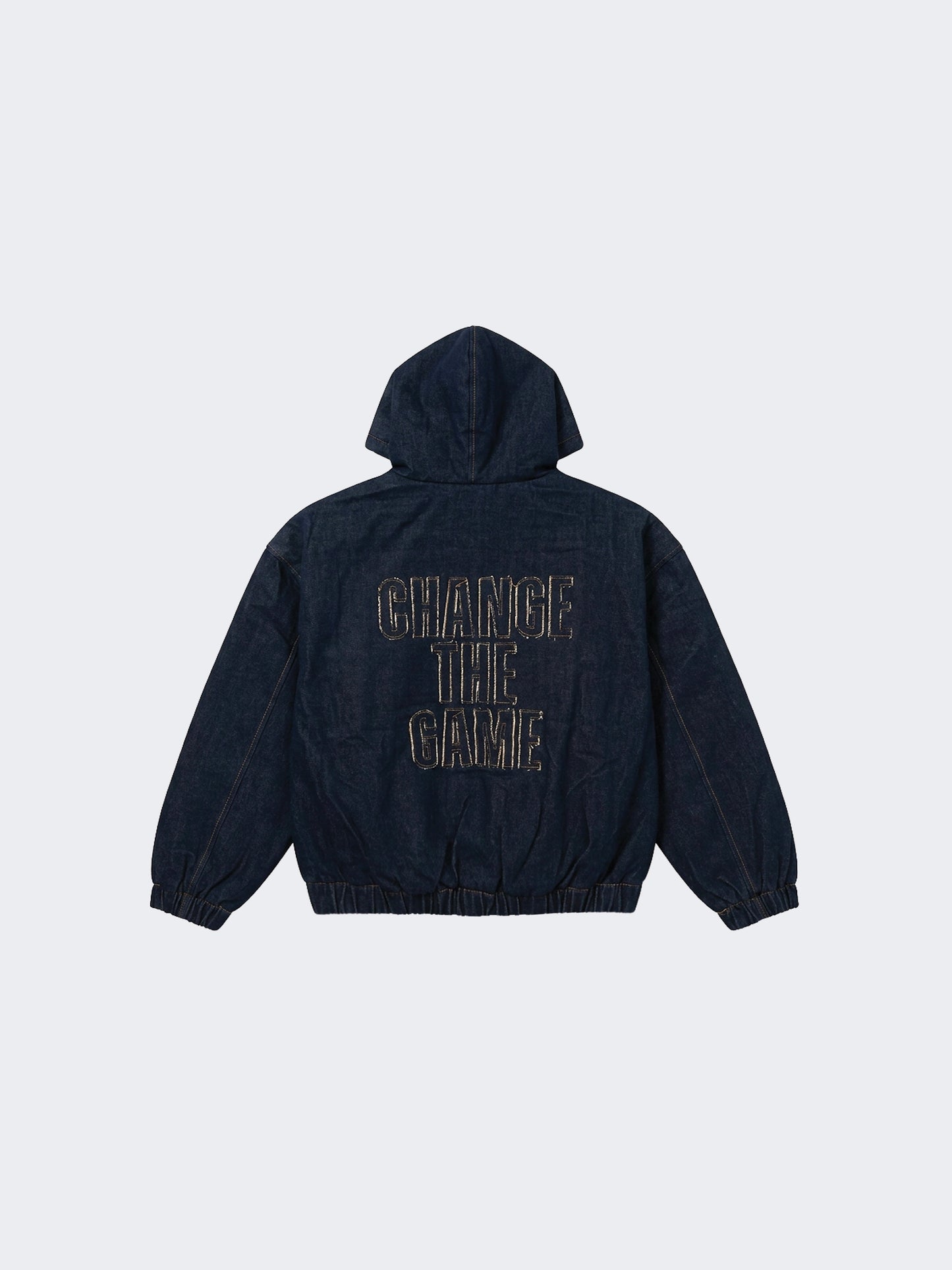 Kurtka z kapturem z denimu snow