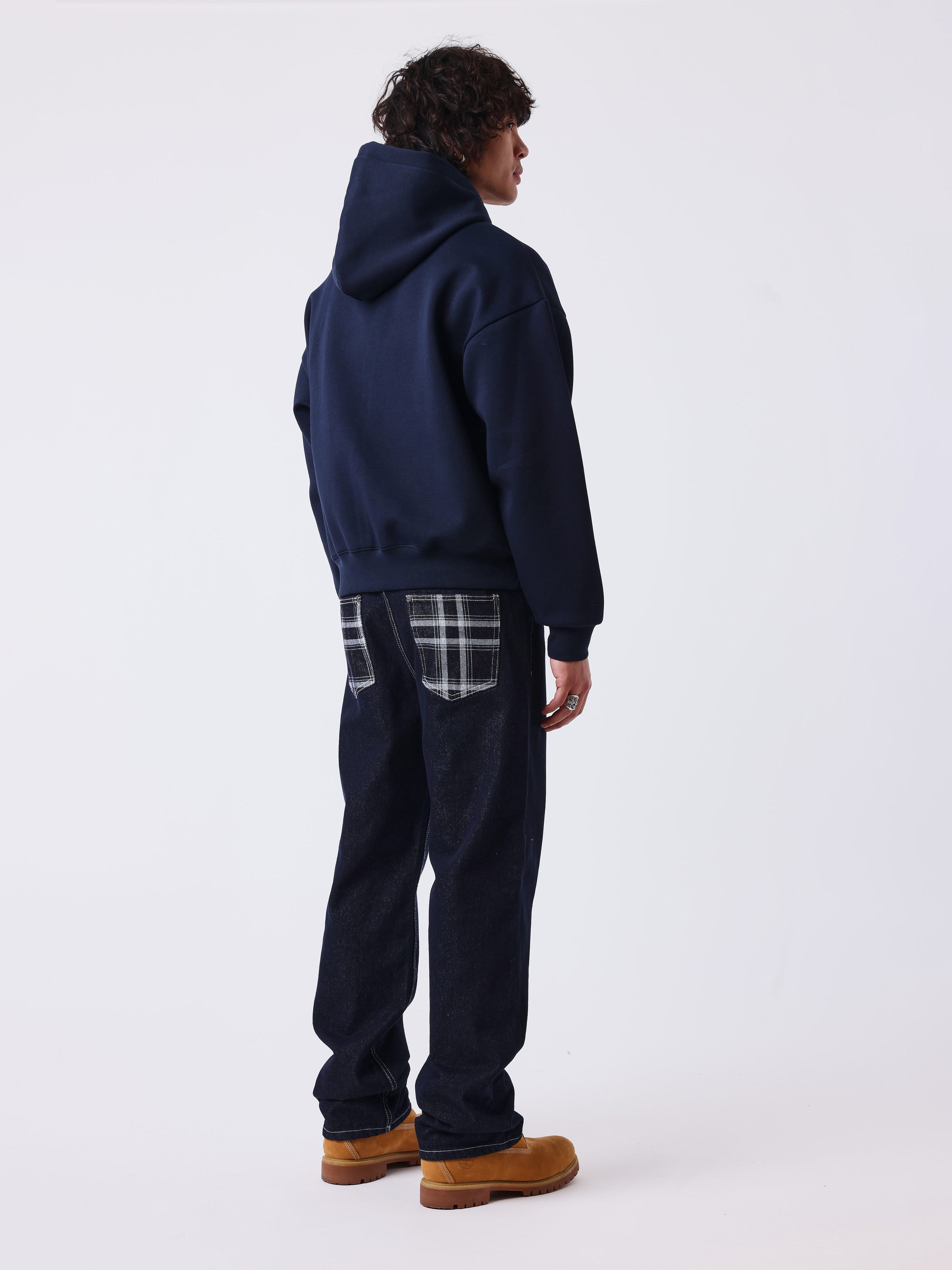 Regular jeans med ternede lommer-2