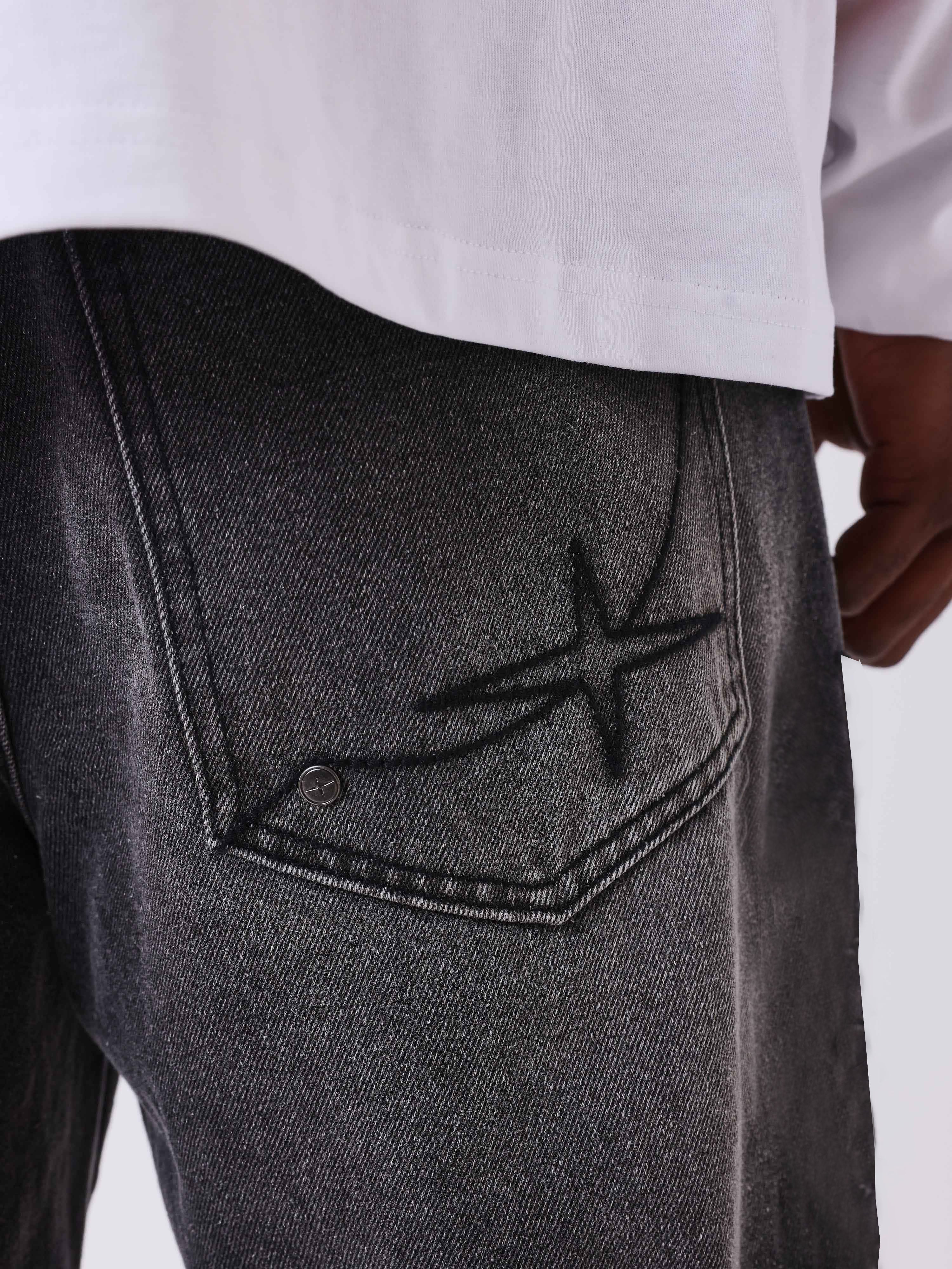 Loose Wide Leg Jeans-5
