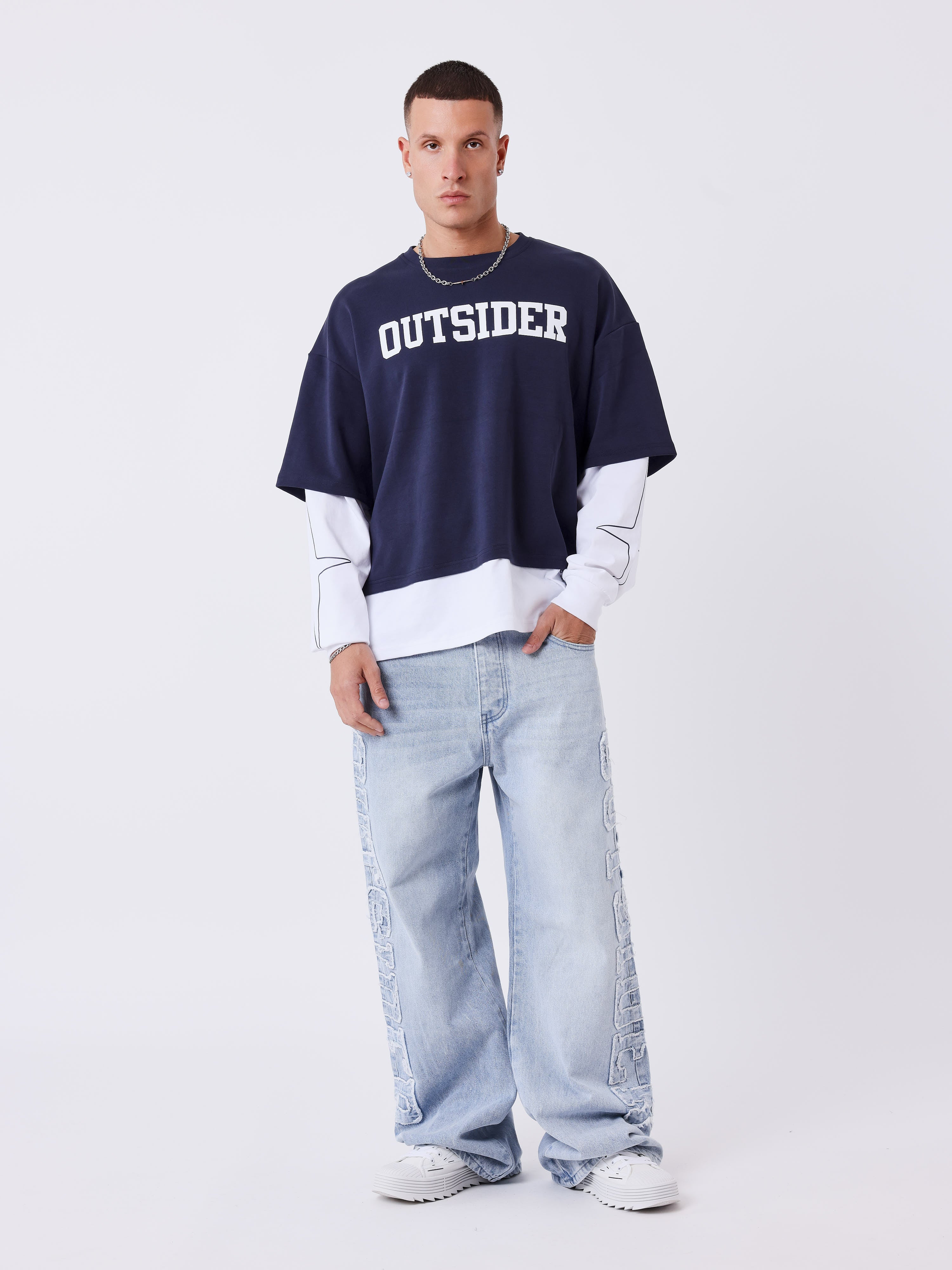 Jeans larghi a gamba larga e vestibilità loose-1