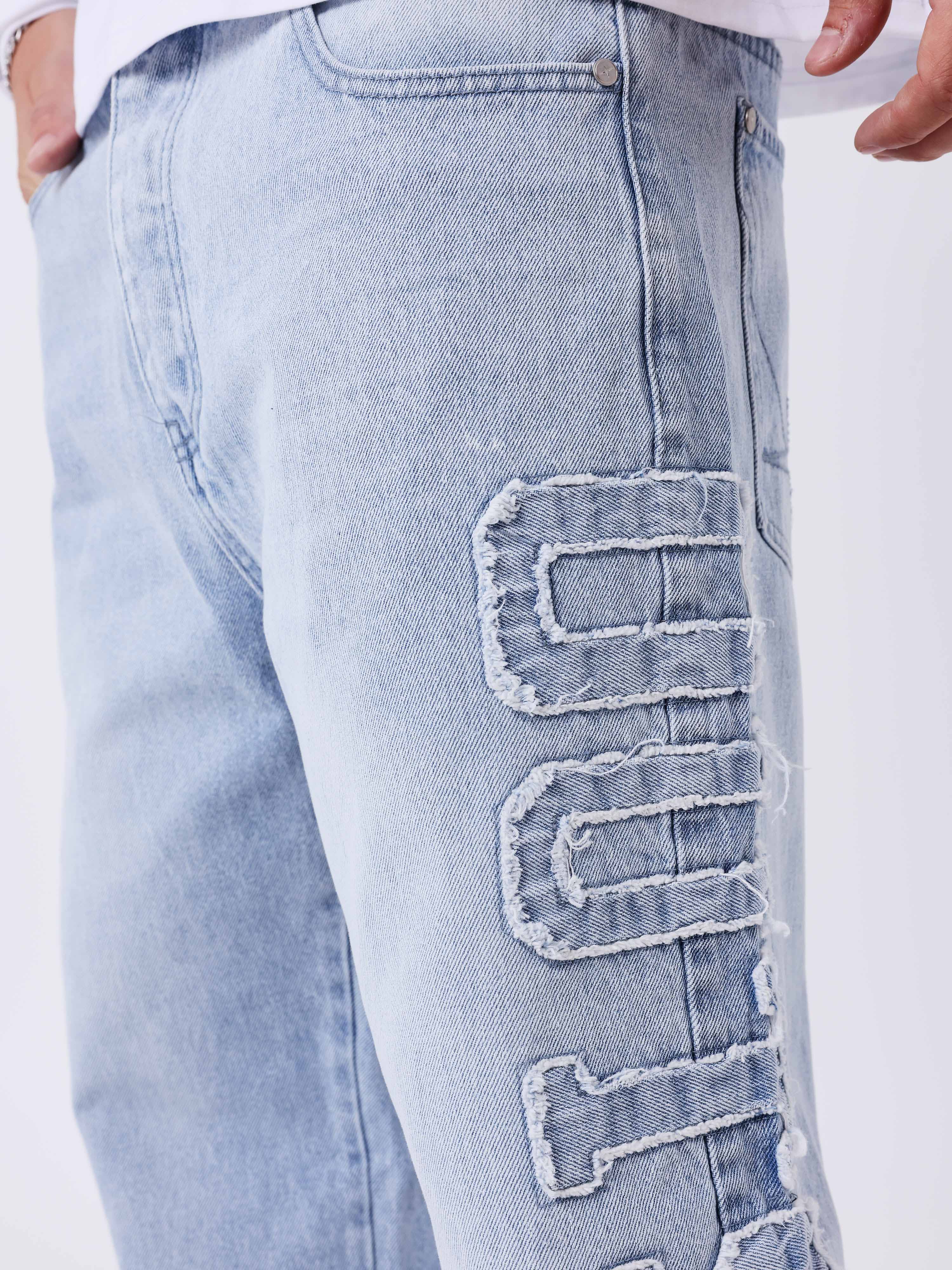 Jeans larghi a gamba larga e vestibilità loose-4