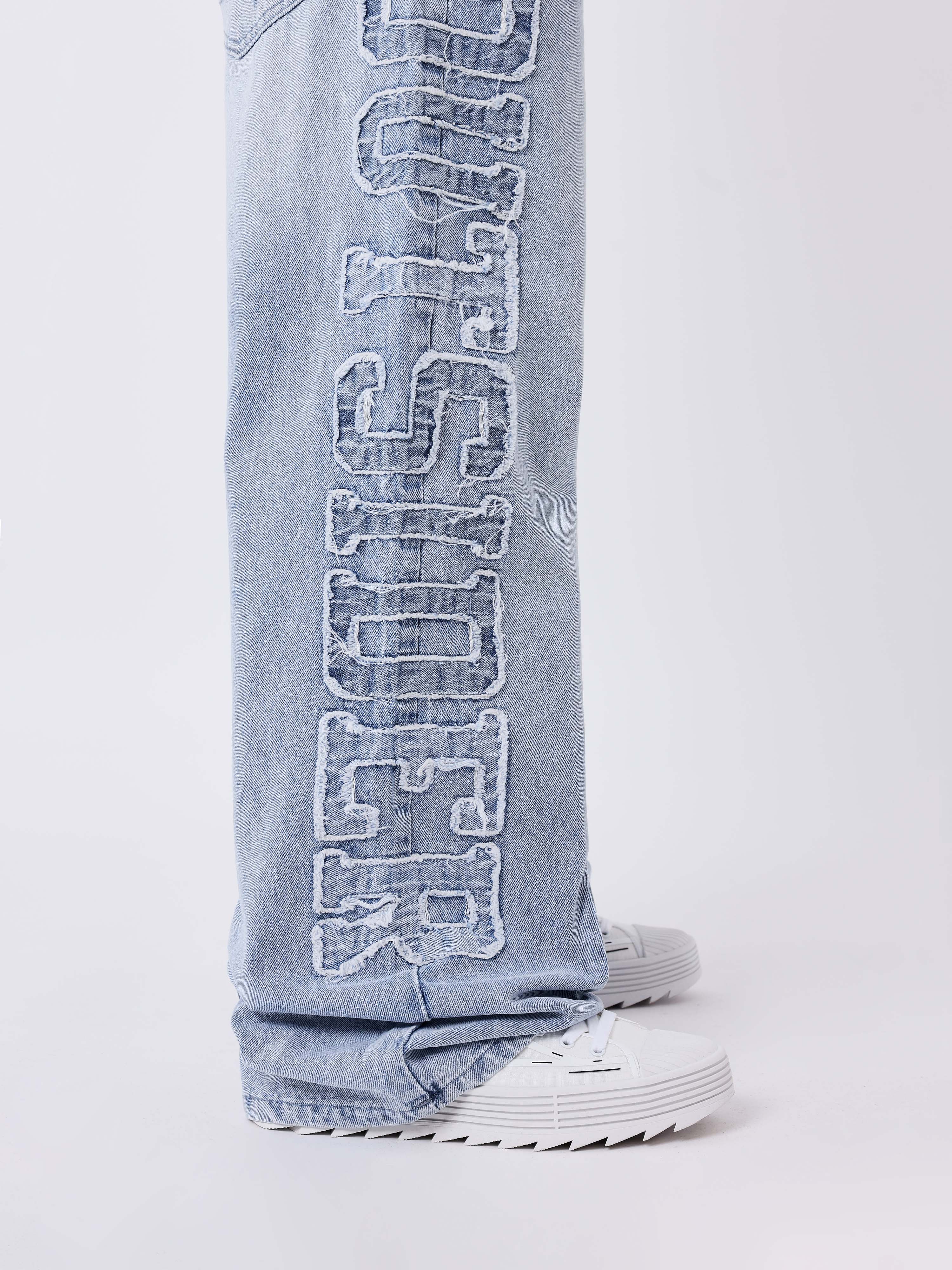 Jeans larghi a gamba larga e vestibilità loose-5