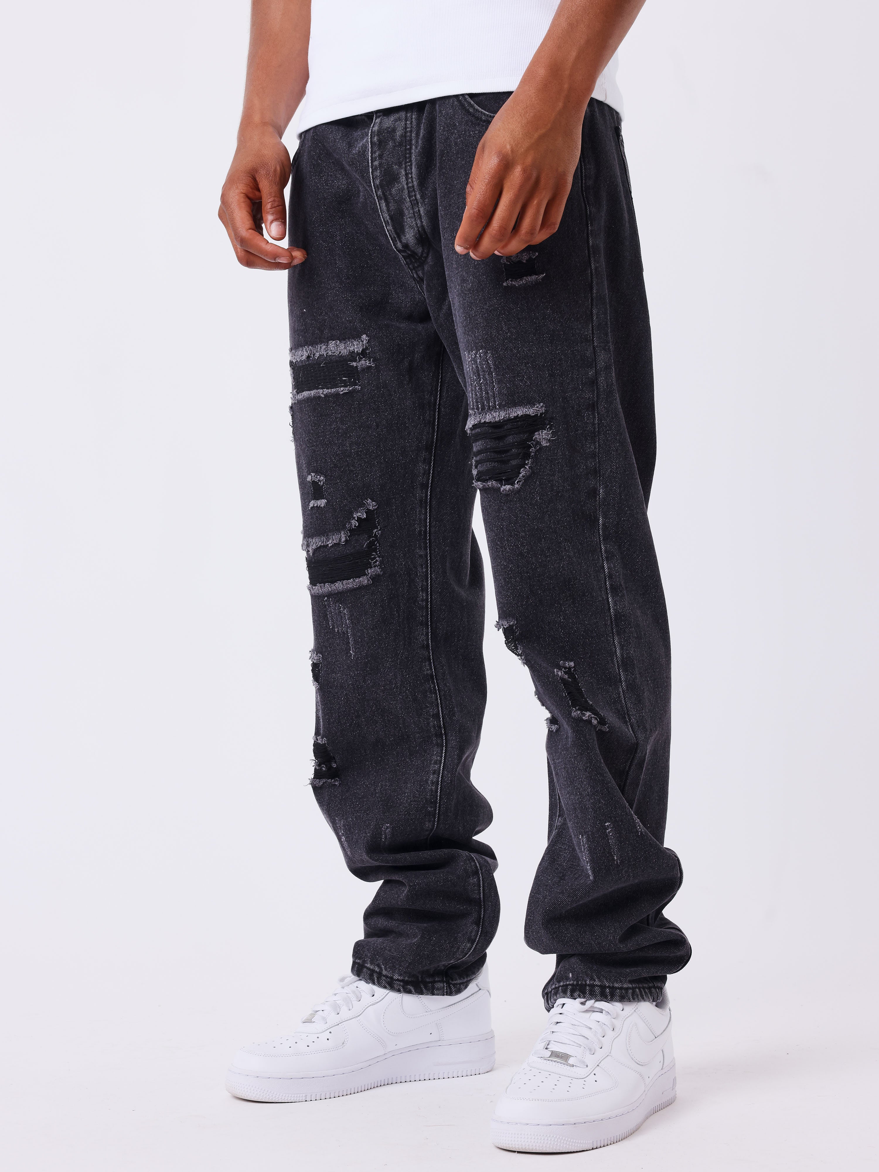Rippet skinny jeans-4