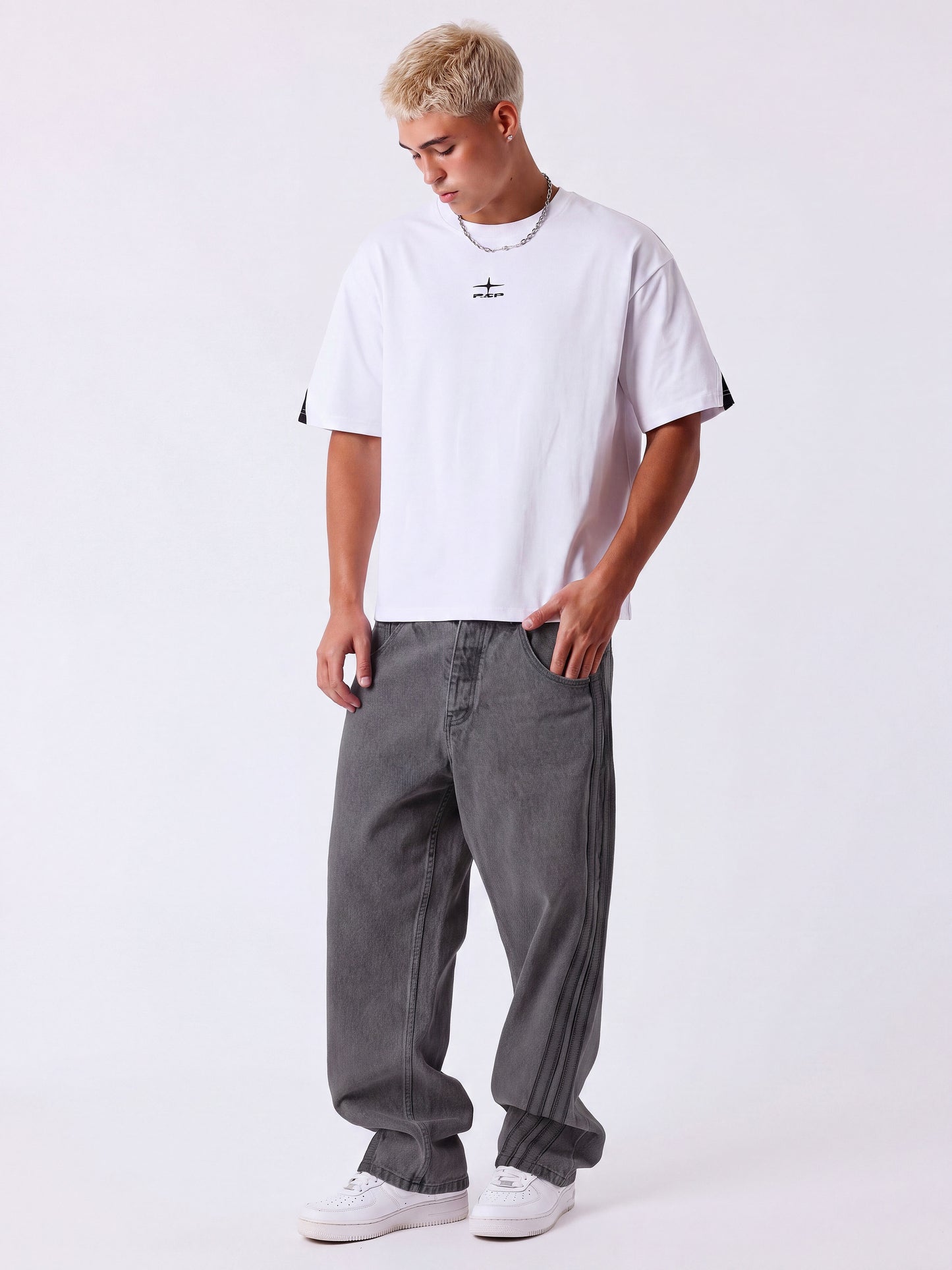 Jeans con bande Trainer