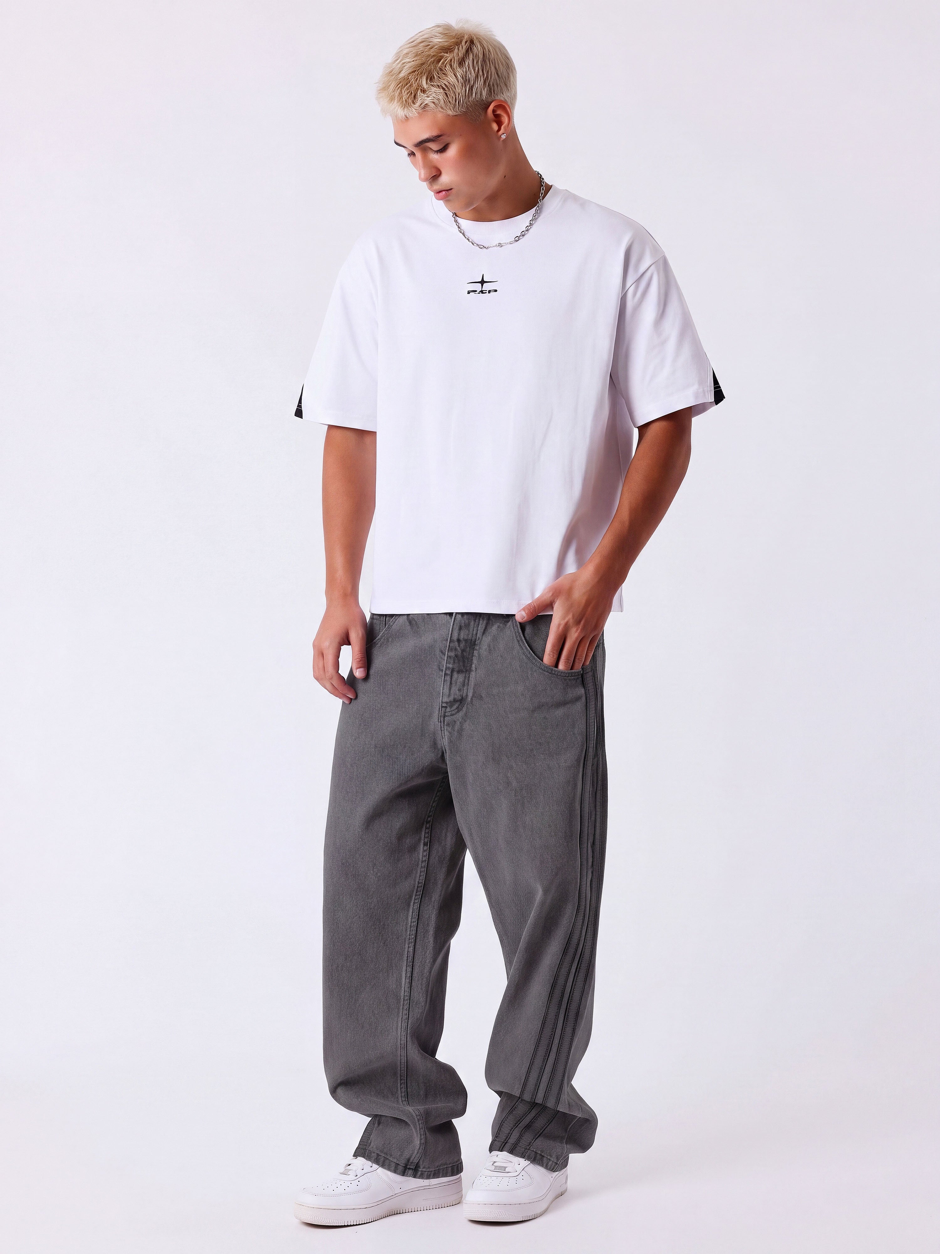 Jeans con bande Trainer-1
