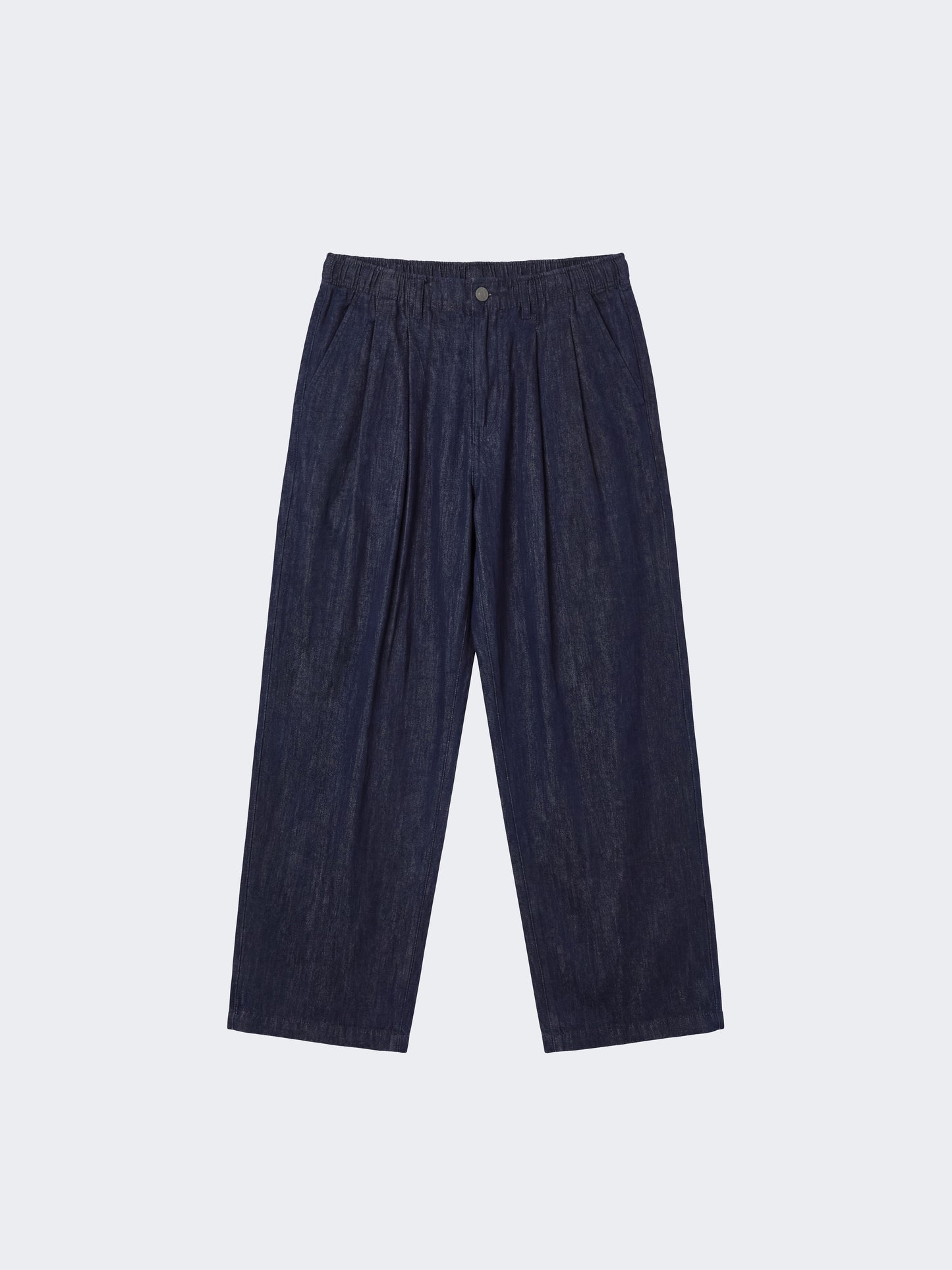 Herrenhose mit Bundfalten und elastischem Bund