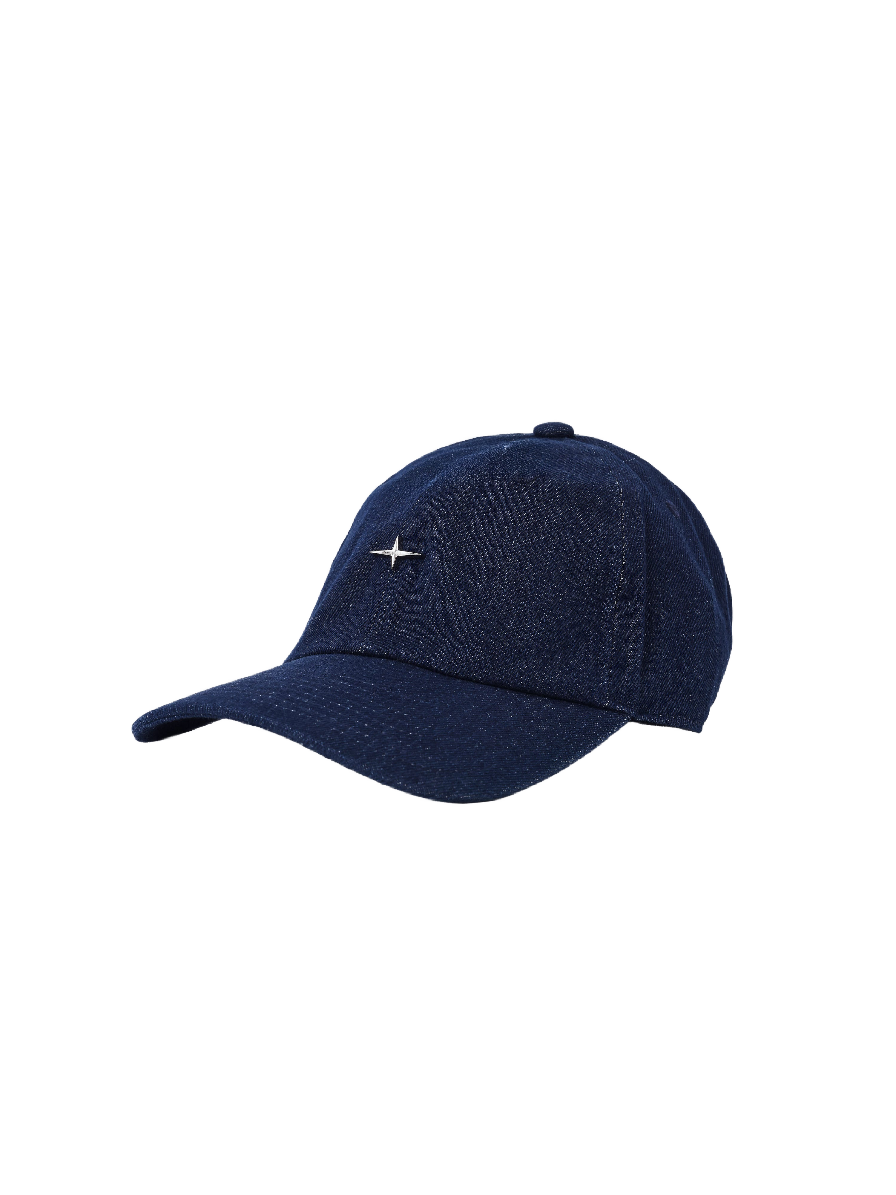 Kasket i rå denim-1