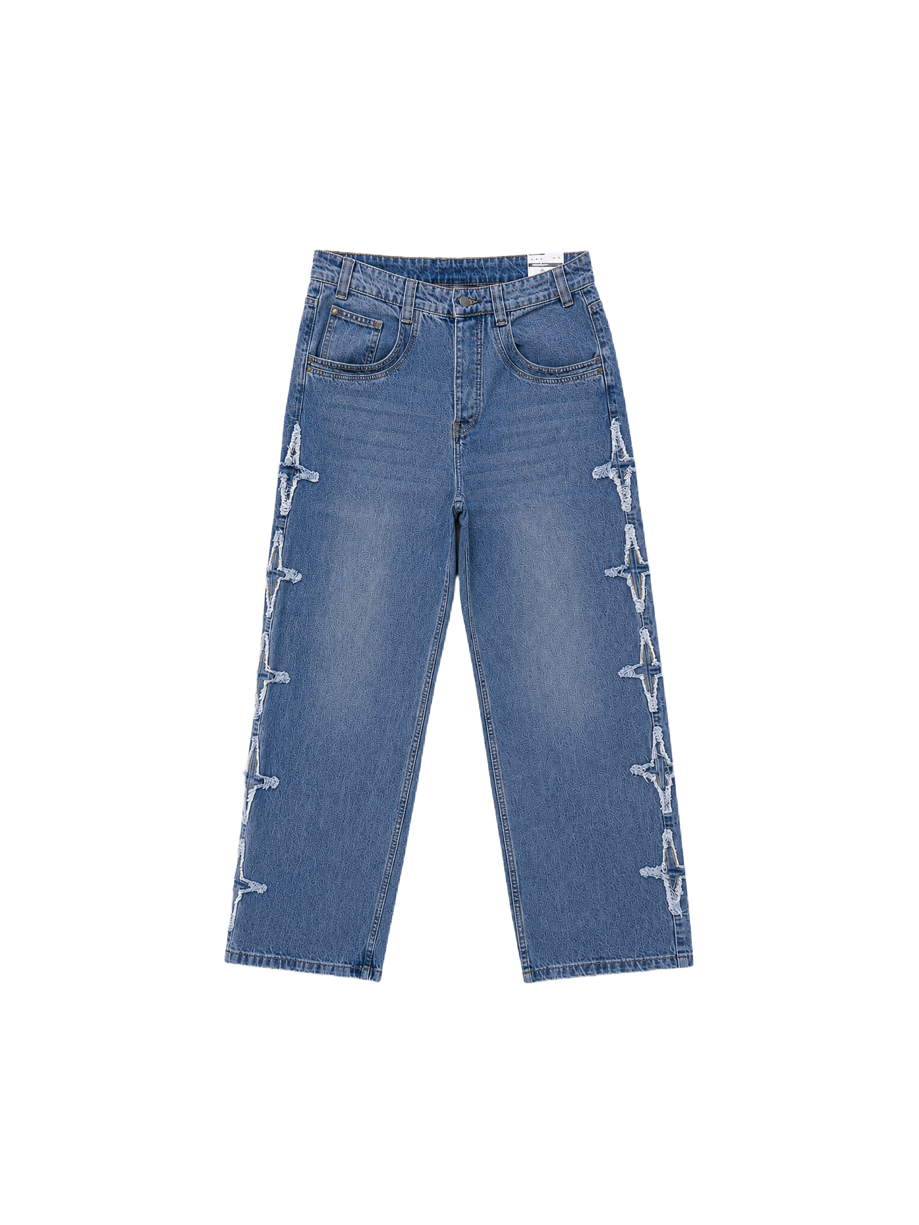 Jean regular large à empiècements Polaris-6