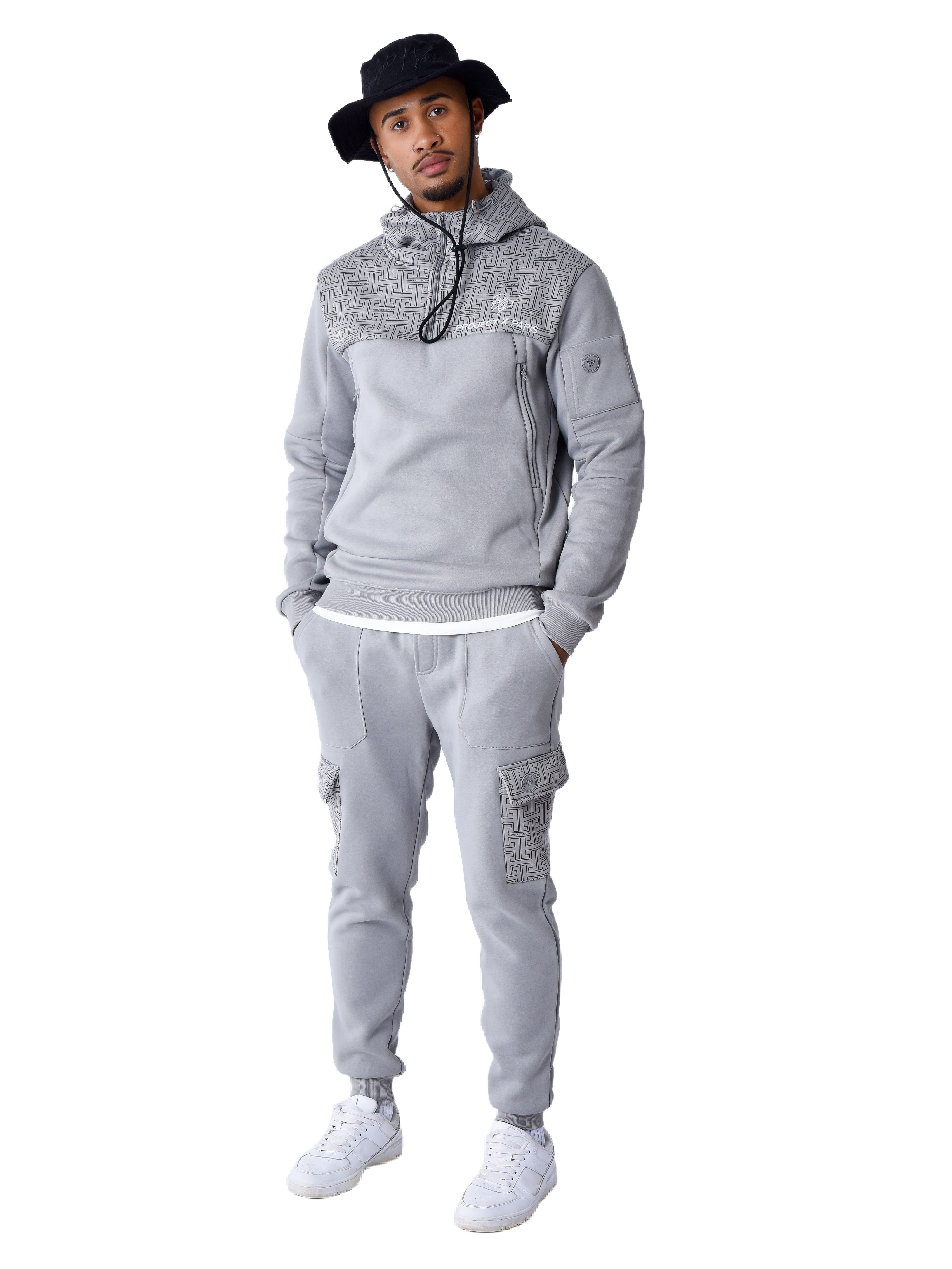 Jogginghose mit Monogramm-Print-1