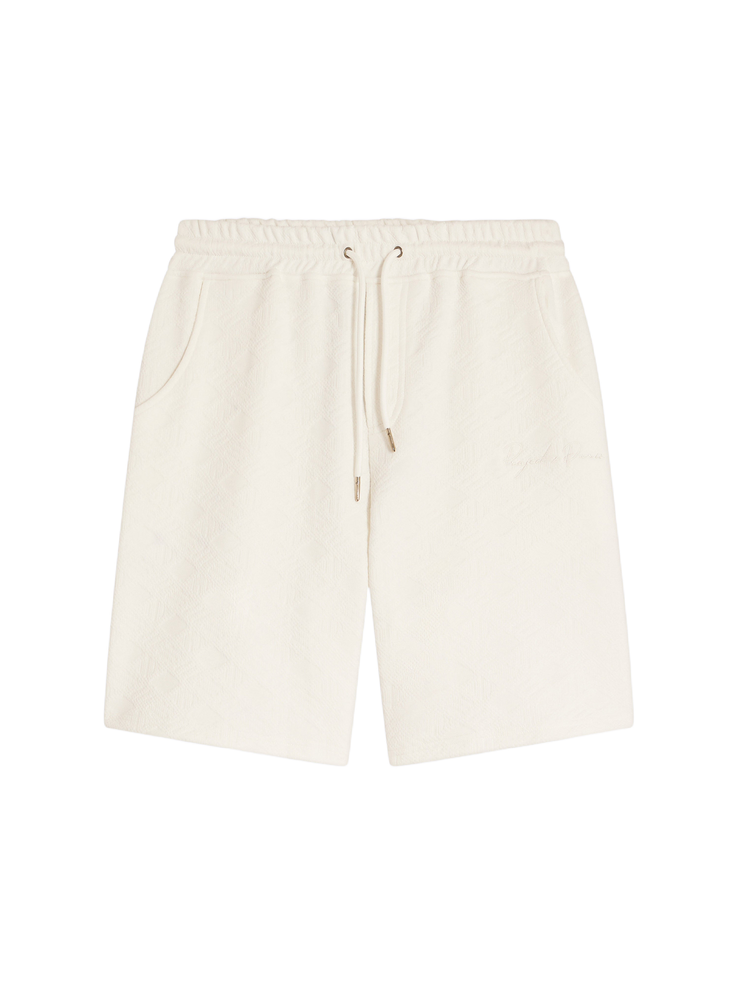 short-decontracte-texture-blanc-packshot-backgroundremoved
