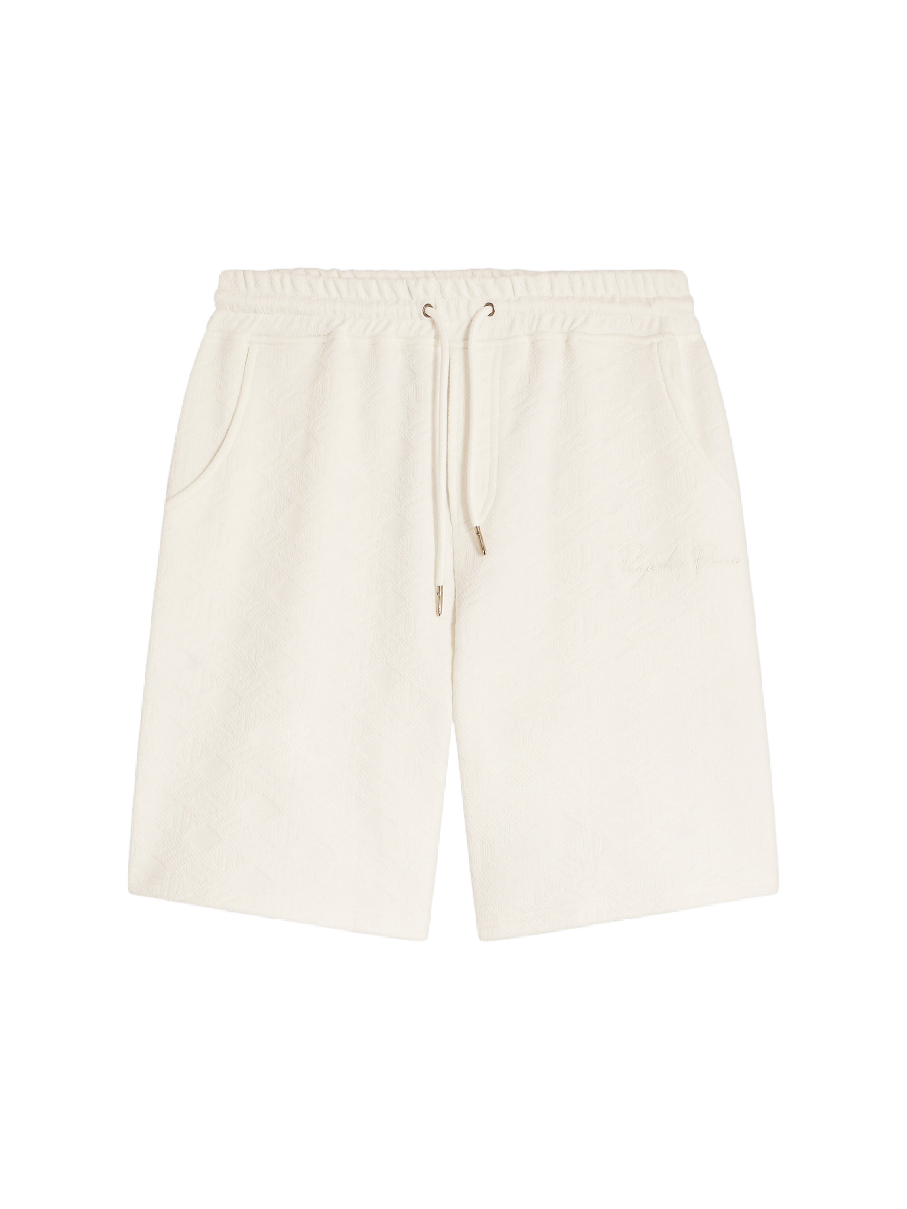Textured Casual Shorts-6