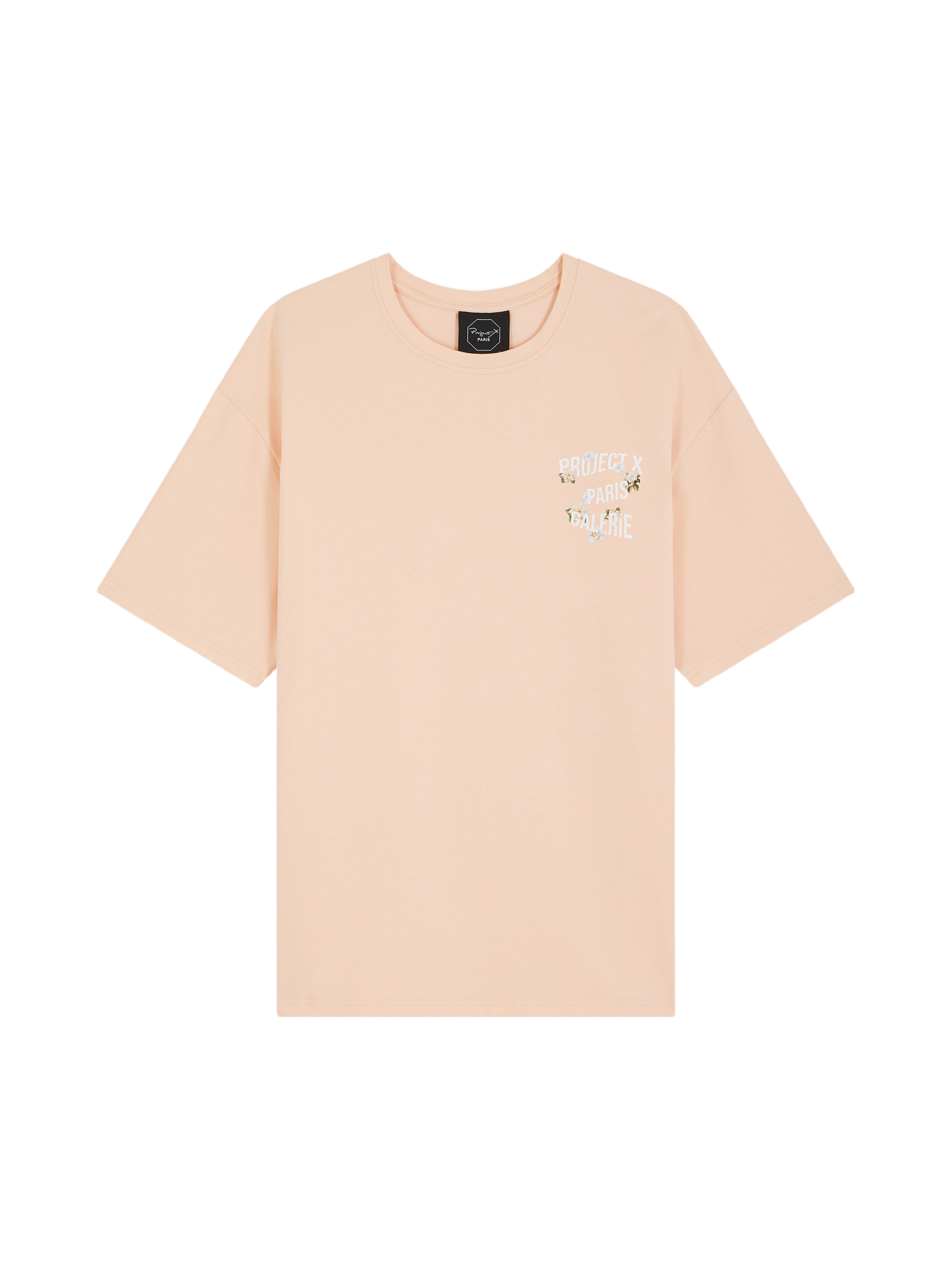 Тениска с широк силует Floral-6