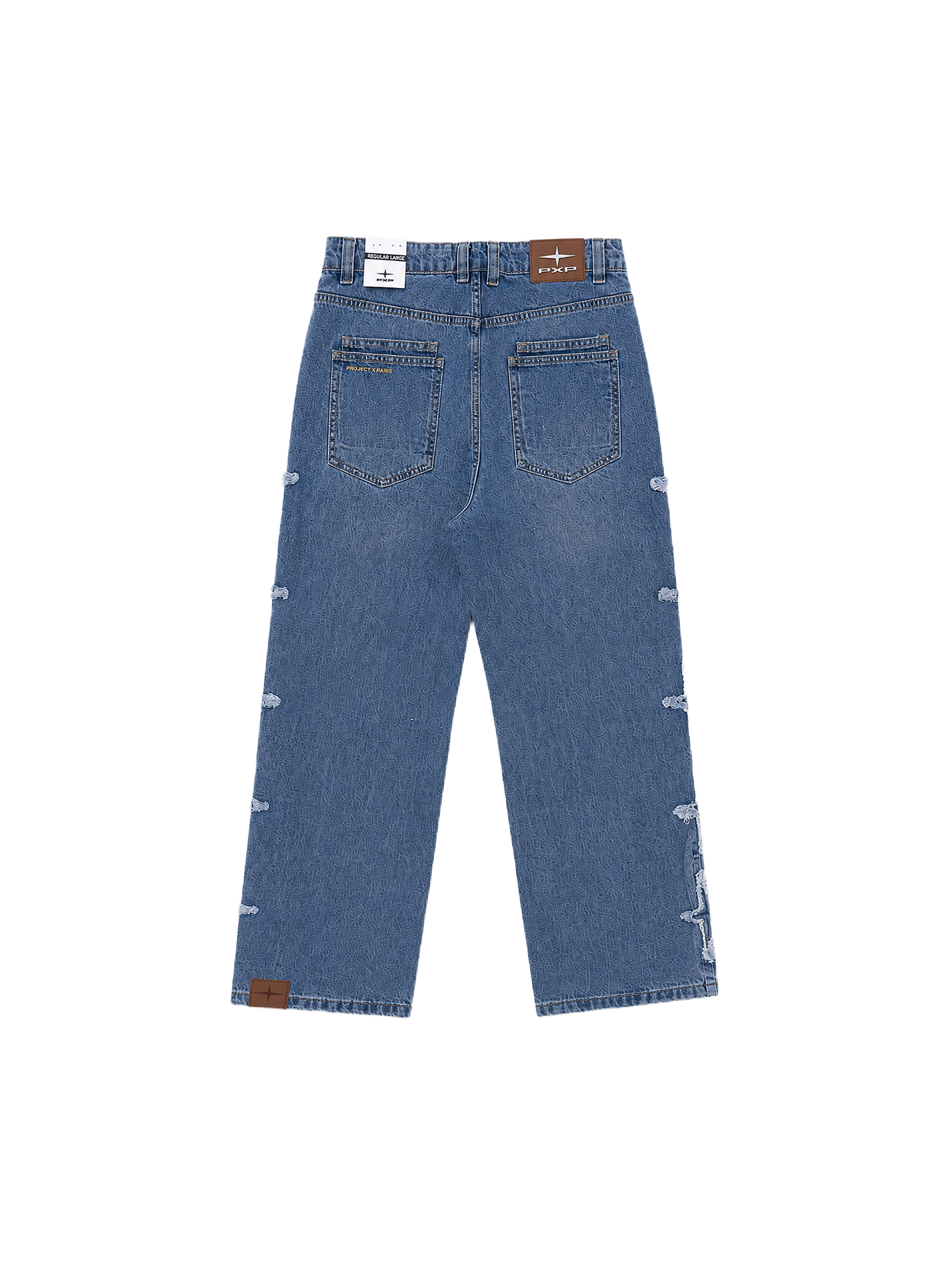 Jean regular large à empiècements Polaris-7