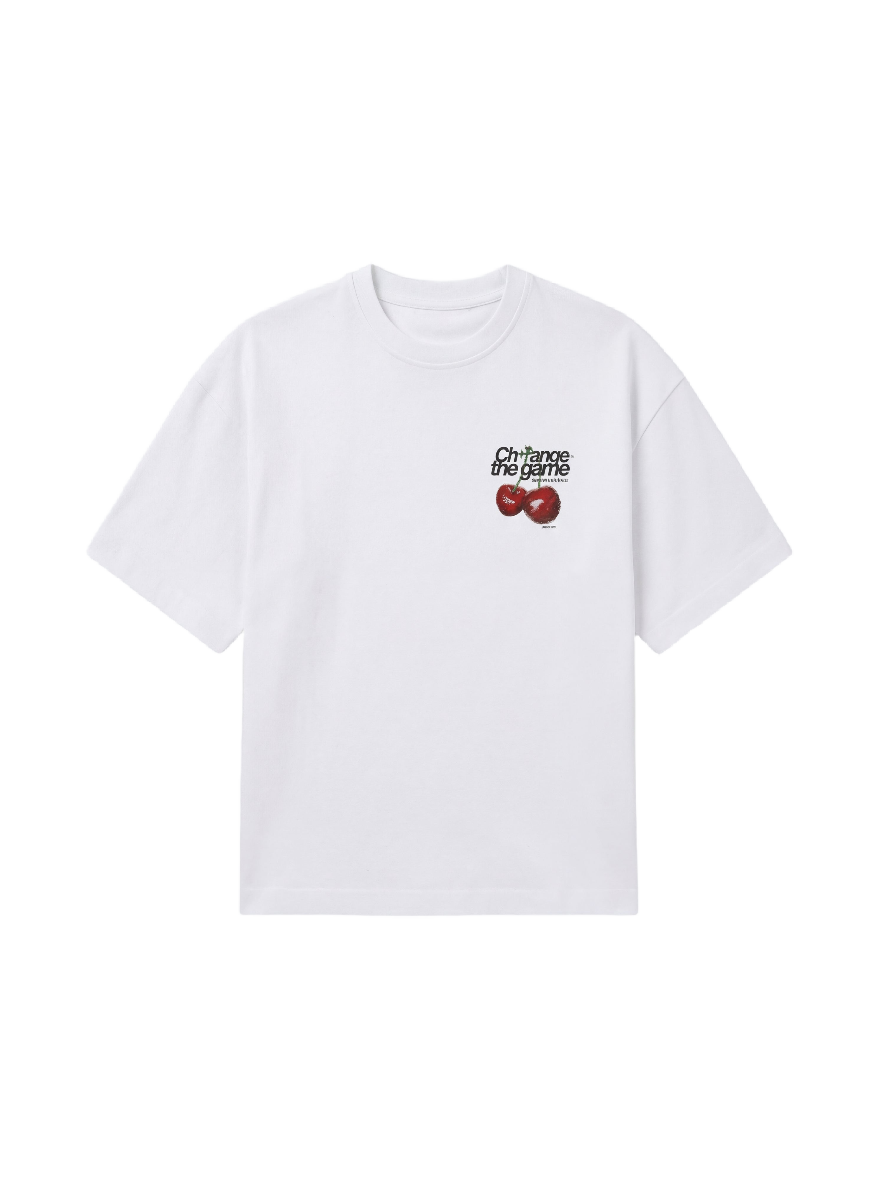 Short sleeve T-shirt with cherry print-8