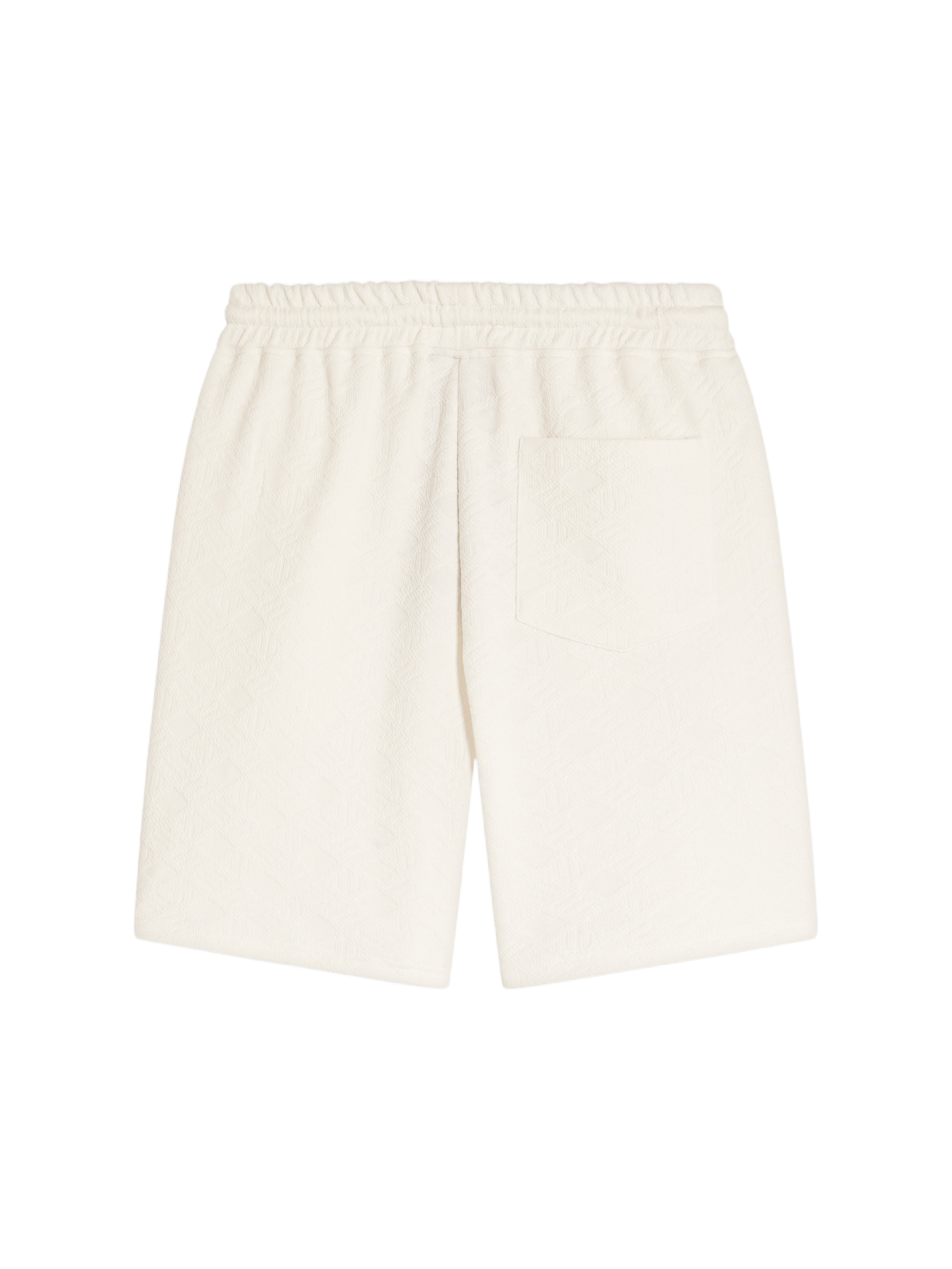 Textured Casual Shorts-7
