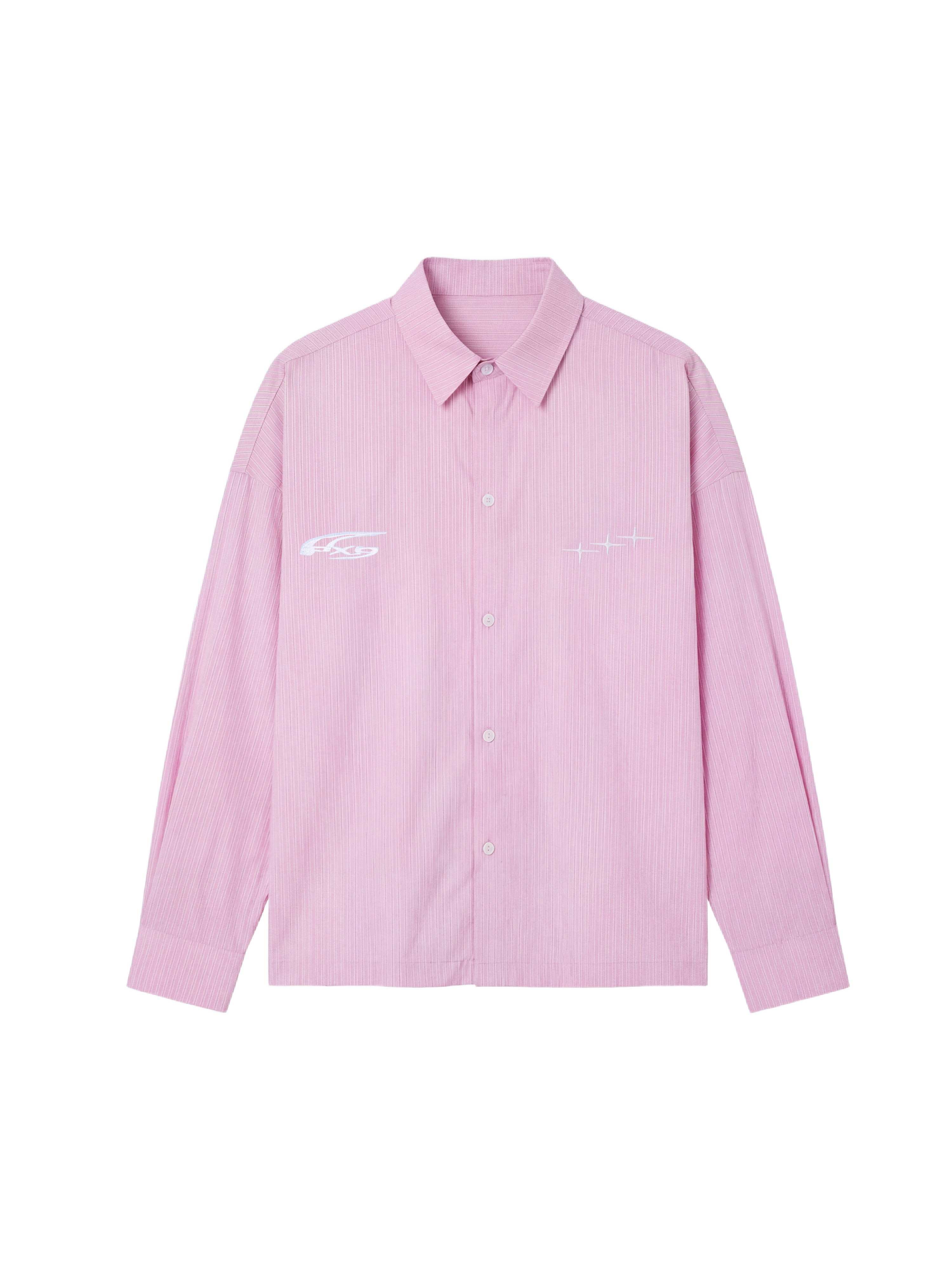 Chemise rayée à manches longues-7