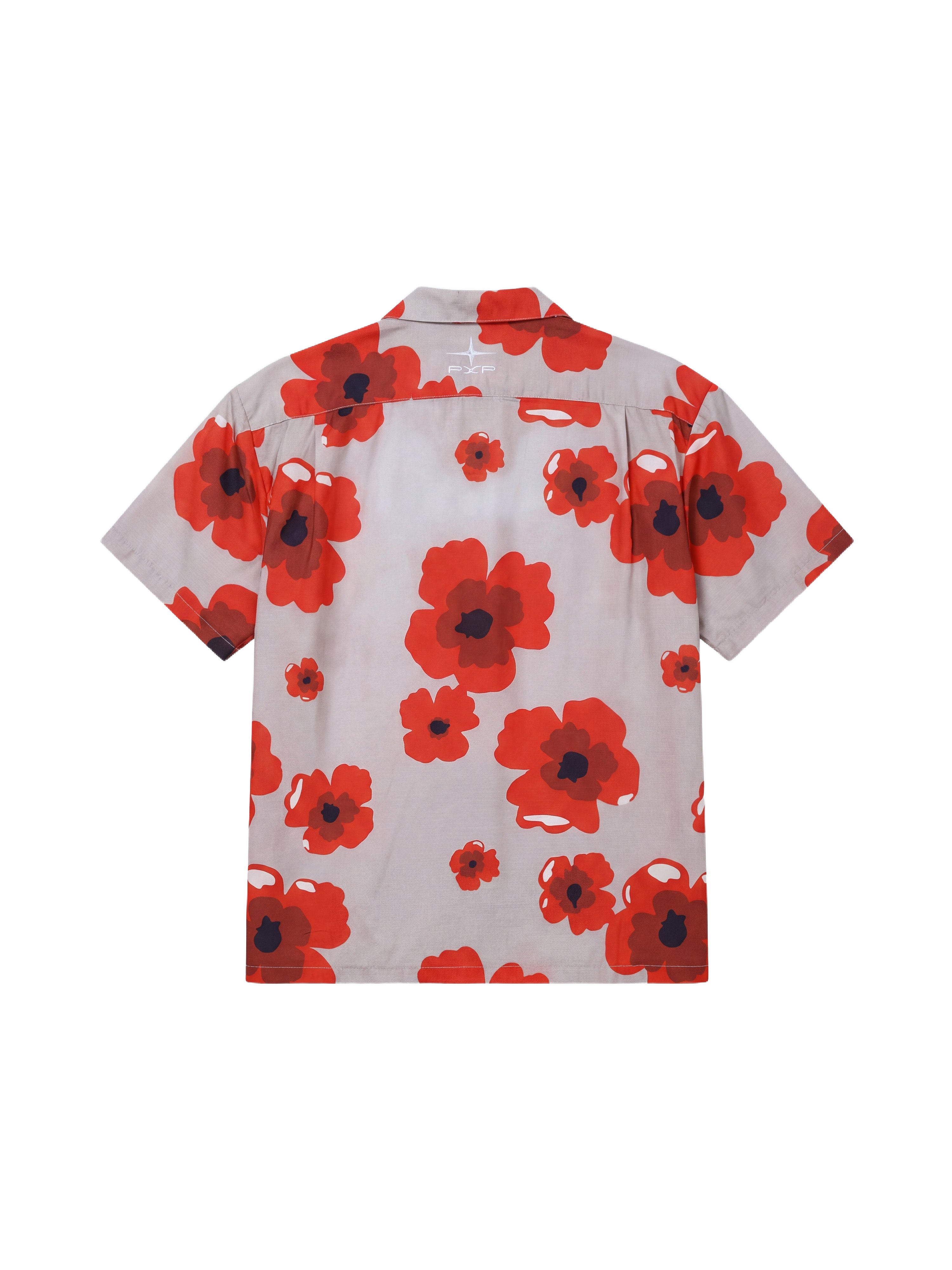 Chemise manches courtes à motif floral-7
