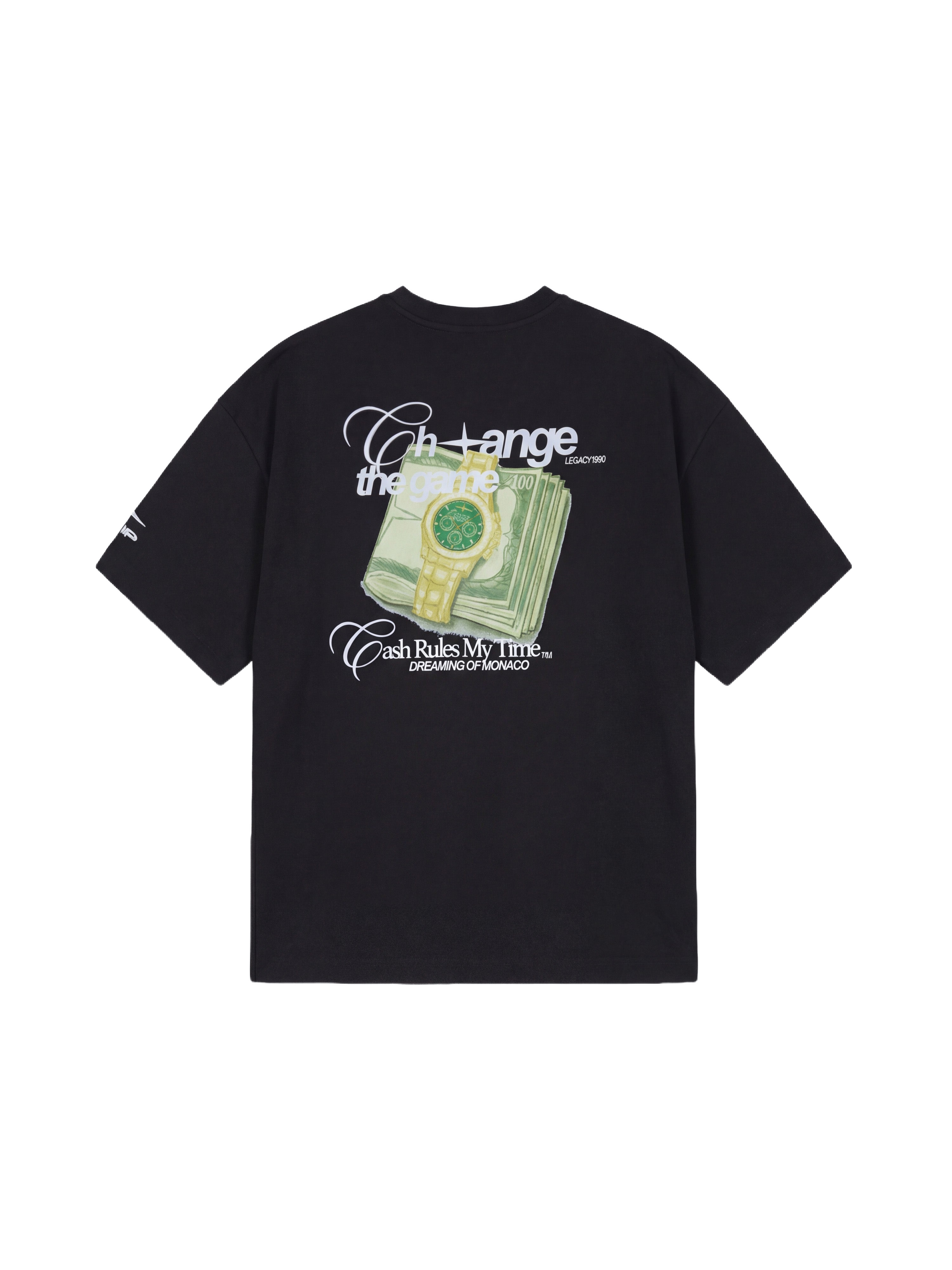 Cash Rules My Time printed T-shirt-7